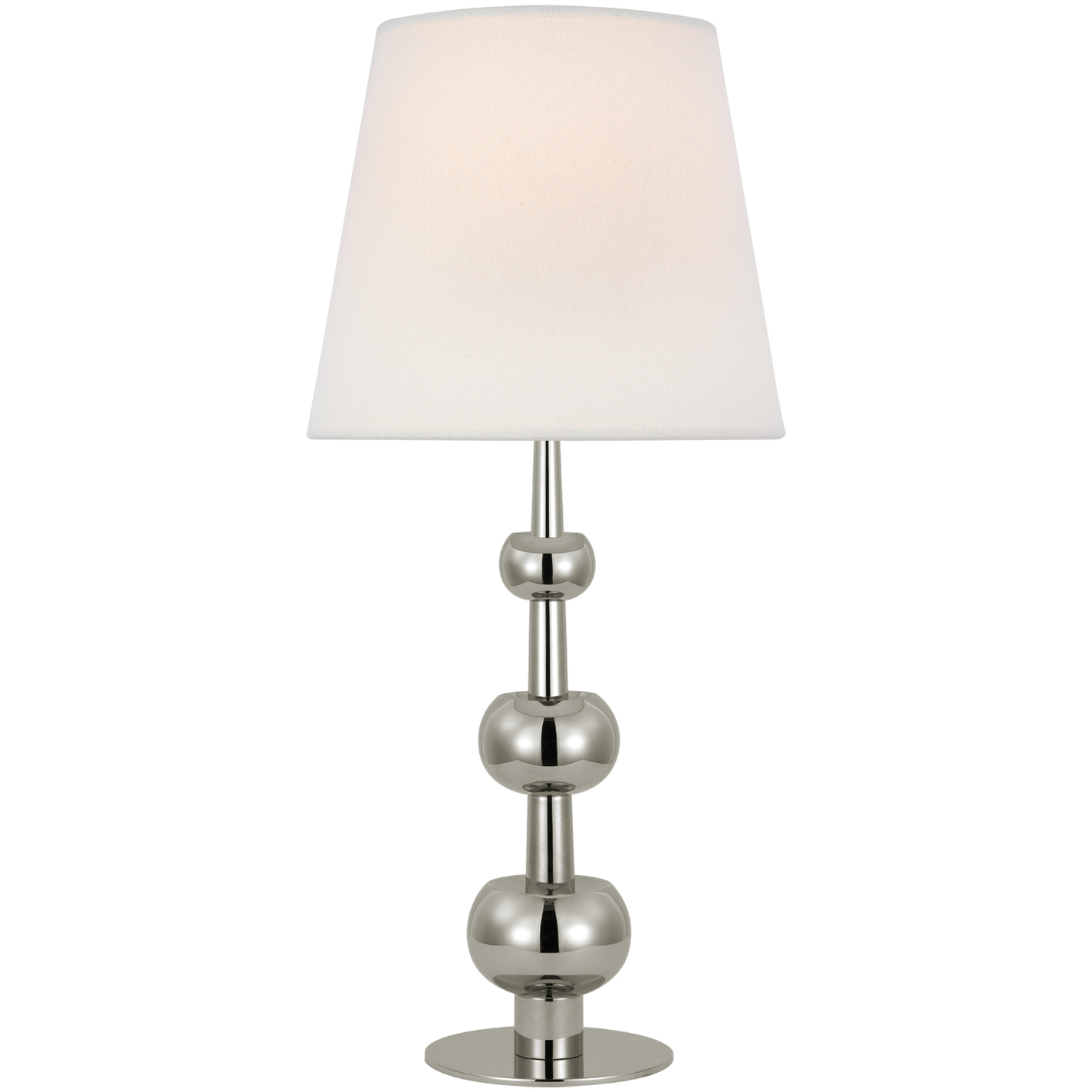 Paloma Contreras Comtesse 29 inch 15 watt Polished Nickel Triple Table Lamp Portable Light, Medium