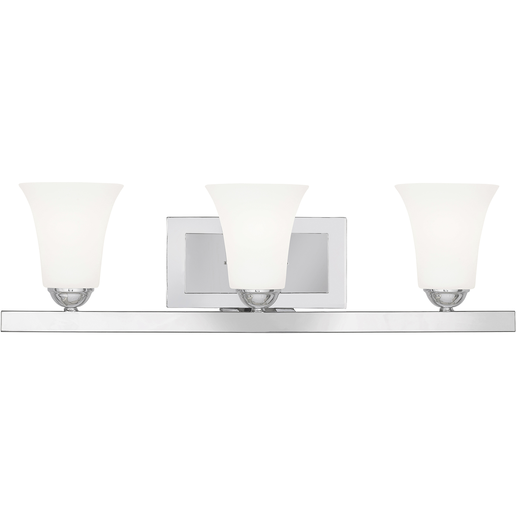 Ridgedale 3 Light 25 inch Polished Chrome Bath Vanity Wall Light