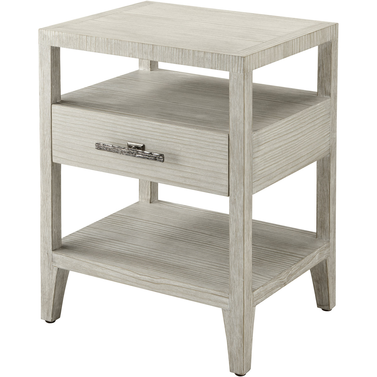Breeze 28.25 X 22 inch Sea Salt with Dark Sterling Nightstand, One Drawer