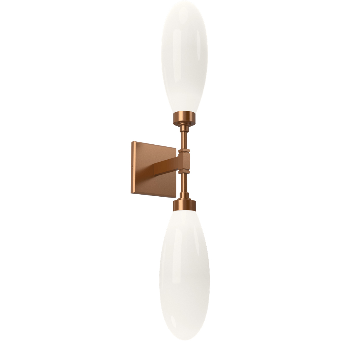 Fiori LED 4.5 inch Novel Brass Indoor Sconce Wall Light, Double