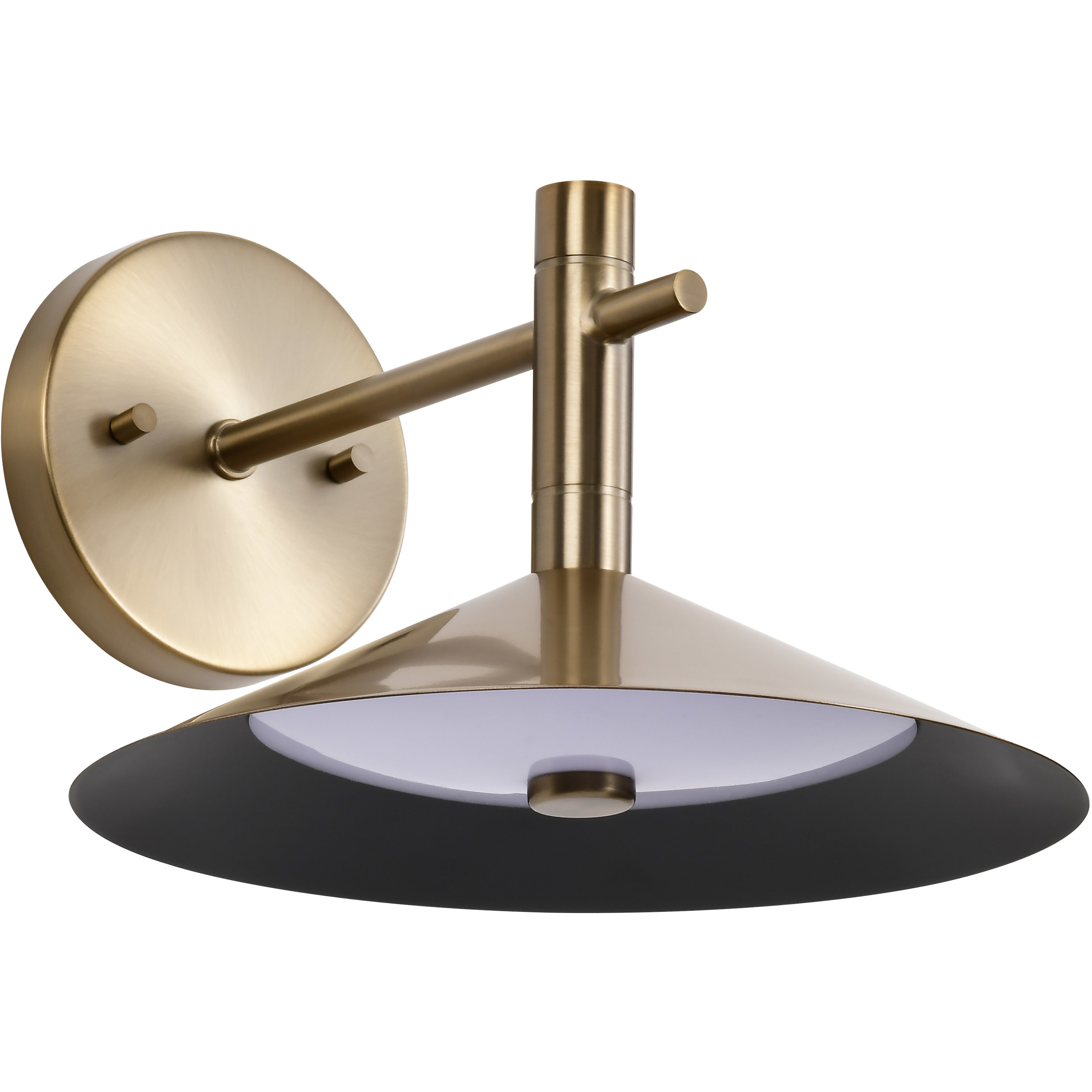 Corrine LED 9.88 inch Burnished Brass Vanity Light Wall Light