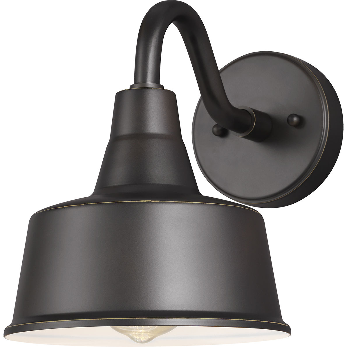 Sean Lavin Barn Light 1 Light 10 inch Antique Bronze Outdoor Wall Lantern, Small