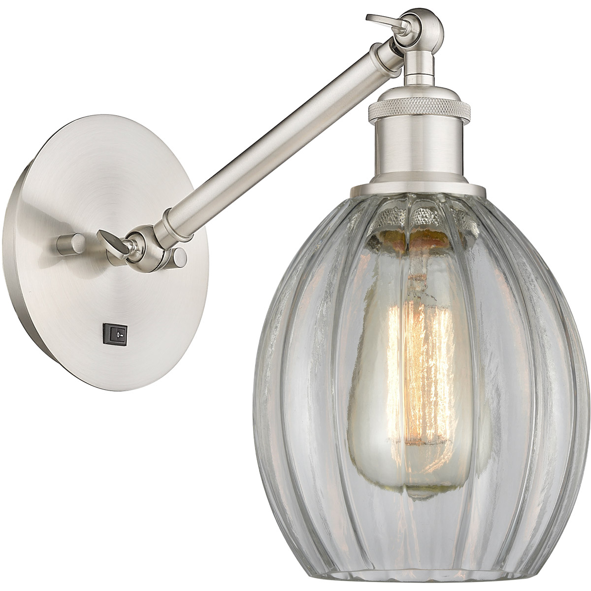 Ballston Eaton 1 Light 6 inch Brushed Satin Nickel Sconce Wall Light