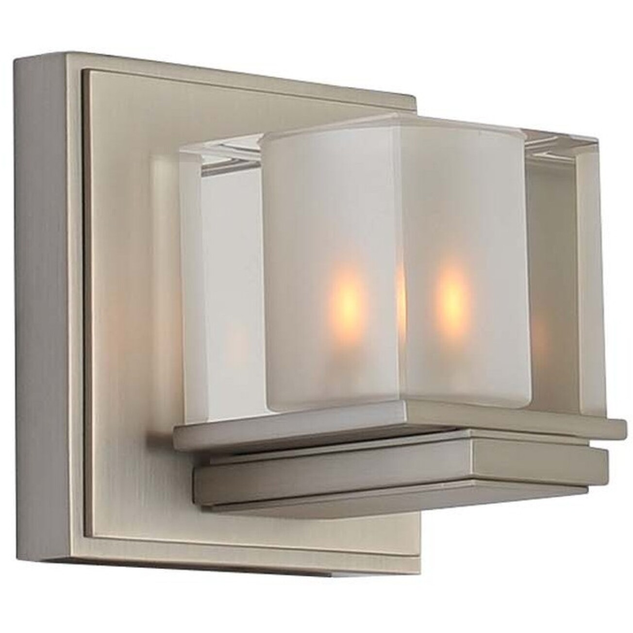 Naples LED 5 inch Satin Nickel Vanity Light Wall Light