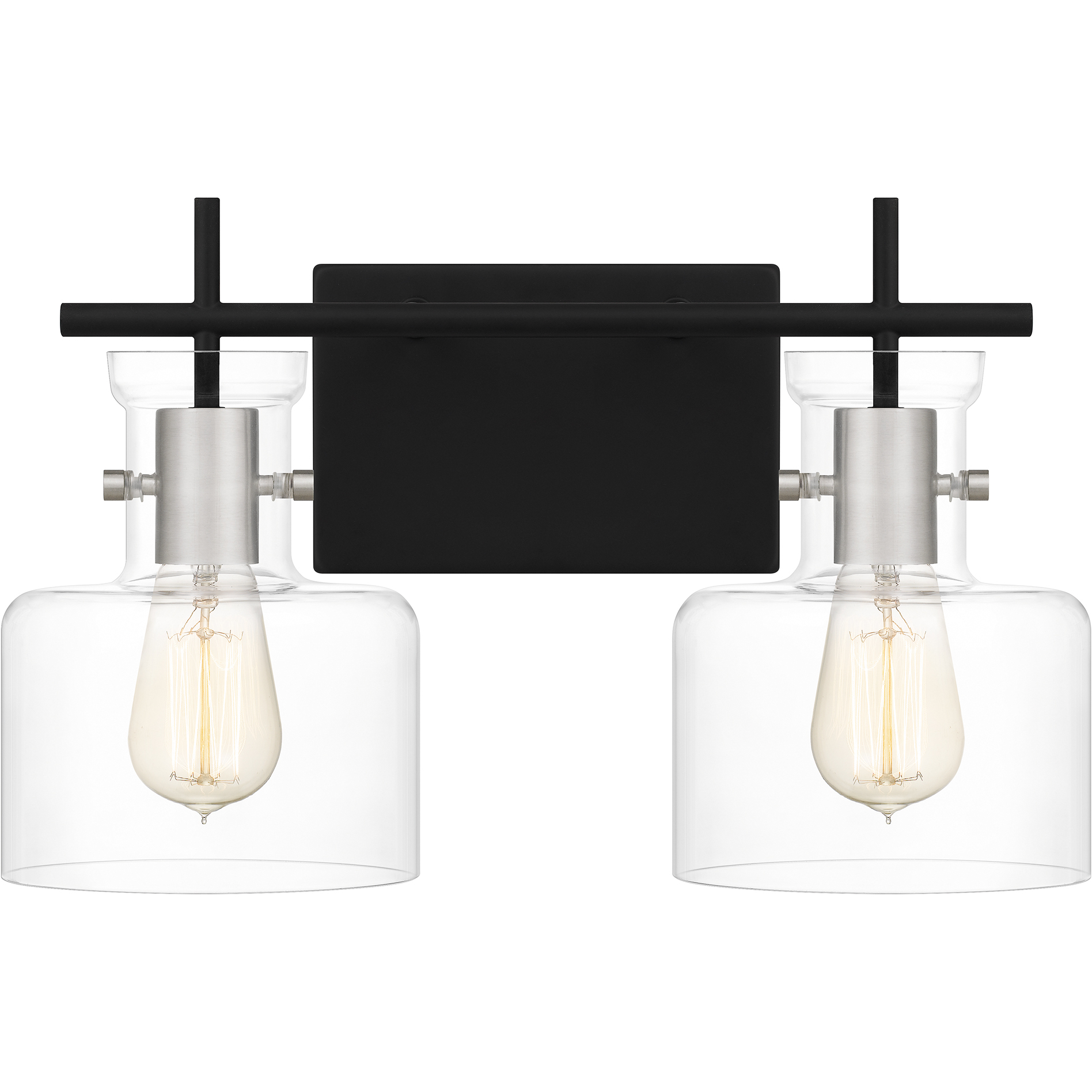 Pensbury 2 Light 16 inch Matte Black Bath Light Wall Light