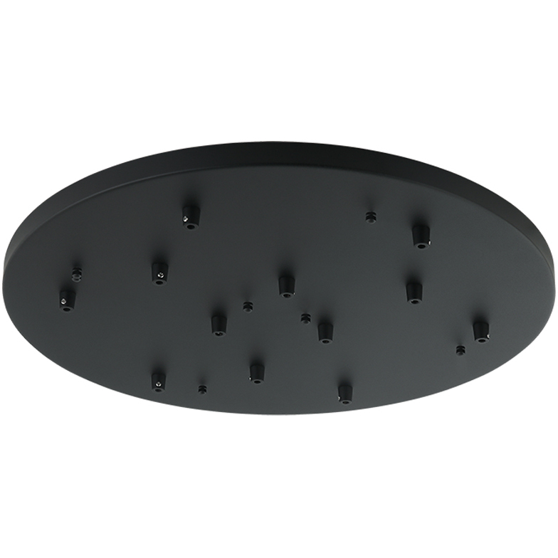 Matteo Lighting Leo 23.63 inch Matte Black Multi Ceiling Canopy Ceiling Light CP0112MB - Open Box