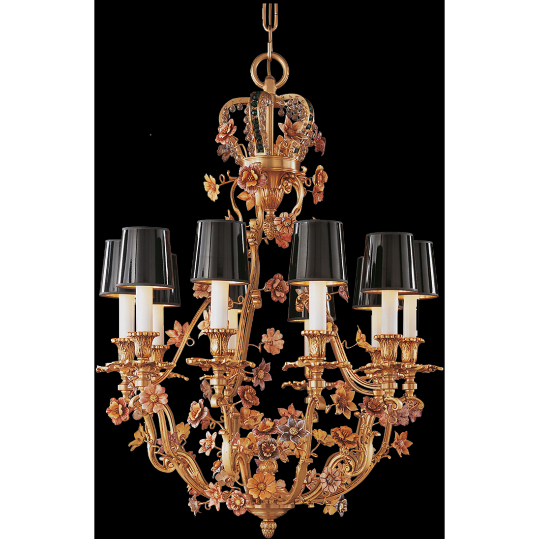 Mariner Luxury LED 24.02 inch French Gold Chandelier Ceiling Light