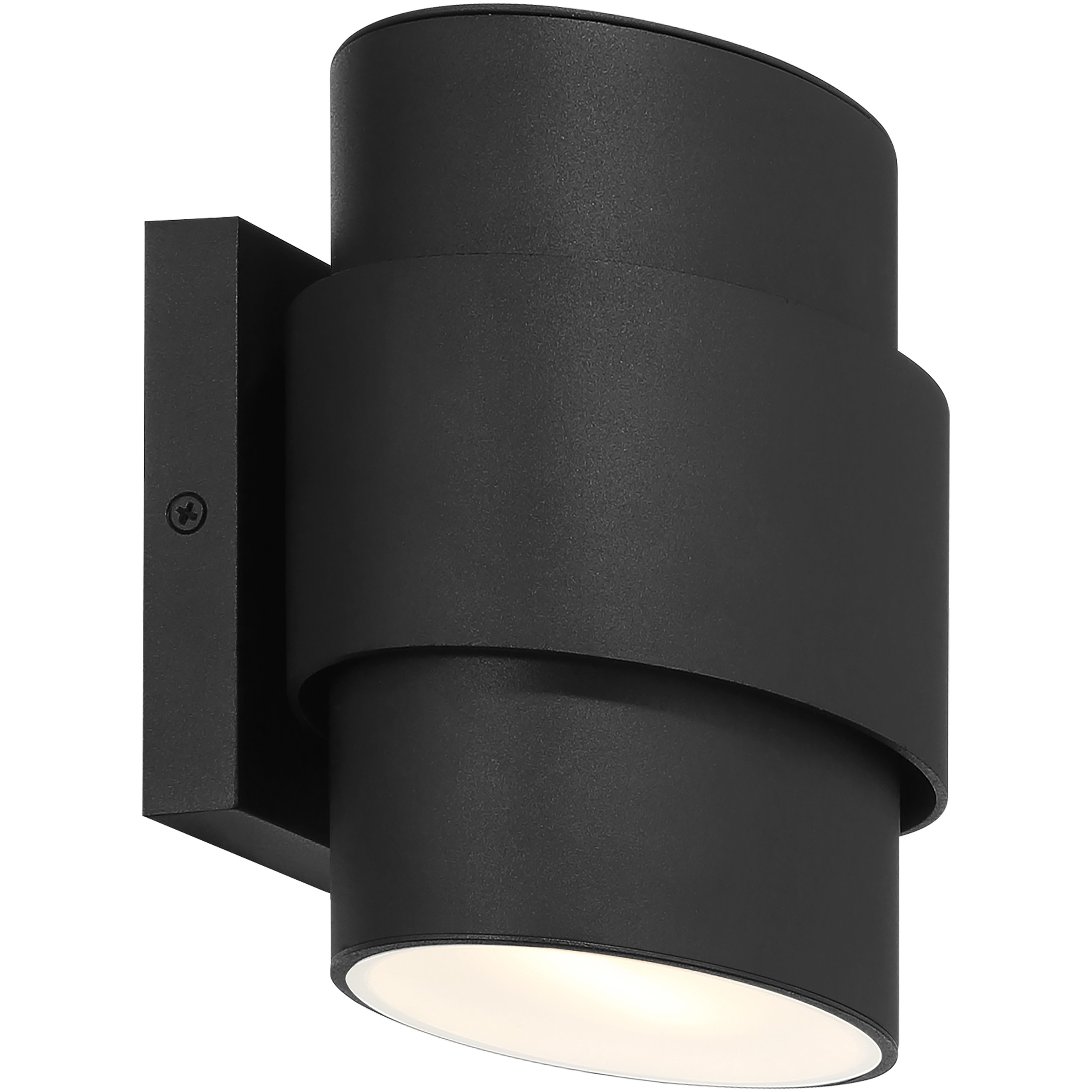 Great Outdoors Ladner Lane LED 7 inch Sand Coal Outdoor Wall Mount