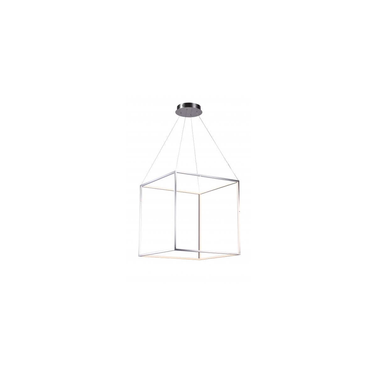 Canada LED 26 inch Shiny Nickel Chandelier Ceiling Light