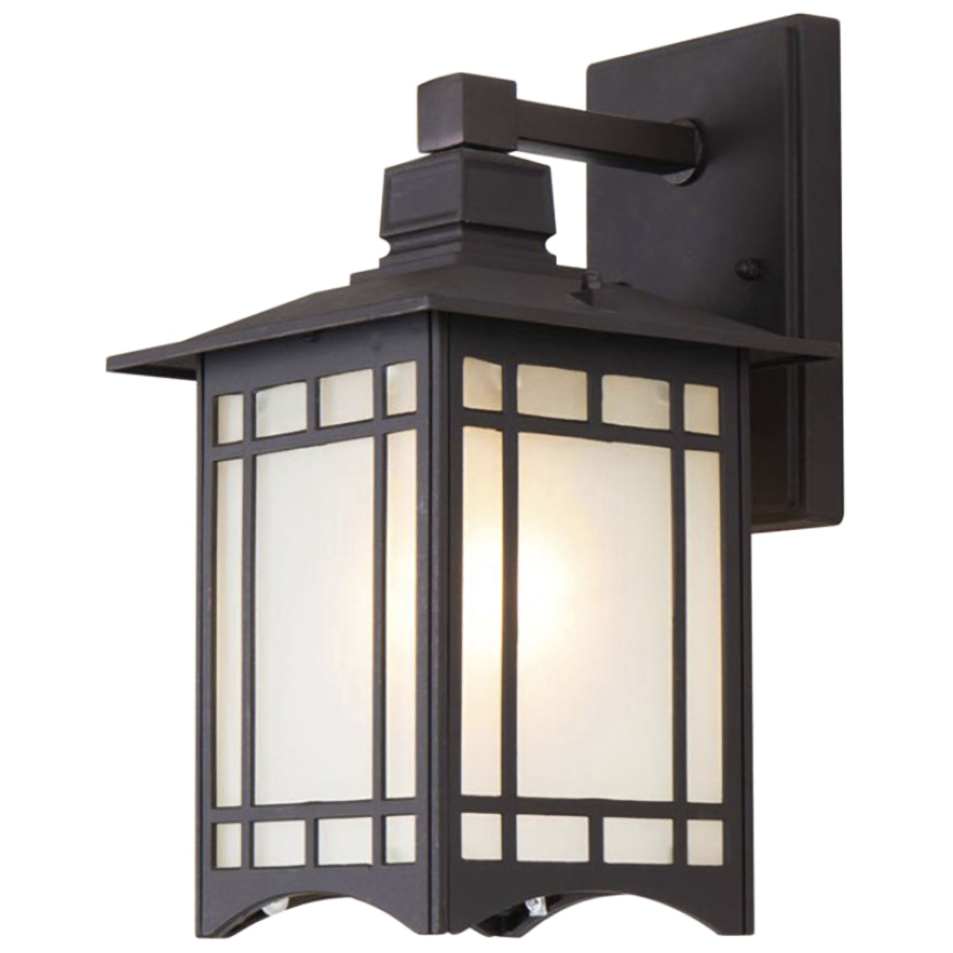 Canada 1 Light 12.4 inch Bronze Outdoor Wall Sconce