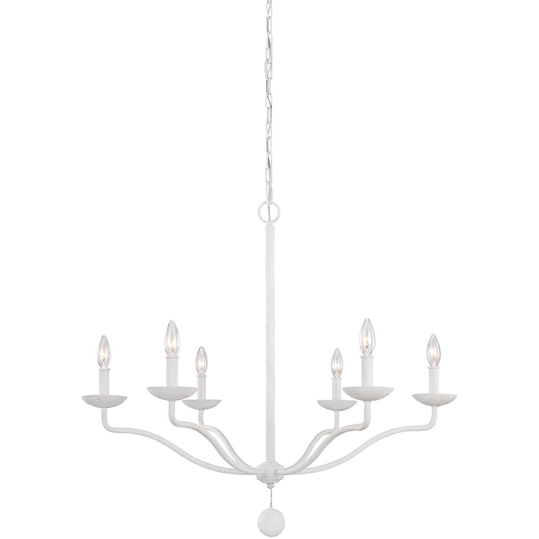 Sean Lavin Annie 6 Light 32.5 inch Plaster White Chandelier Ceiling Light