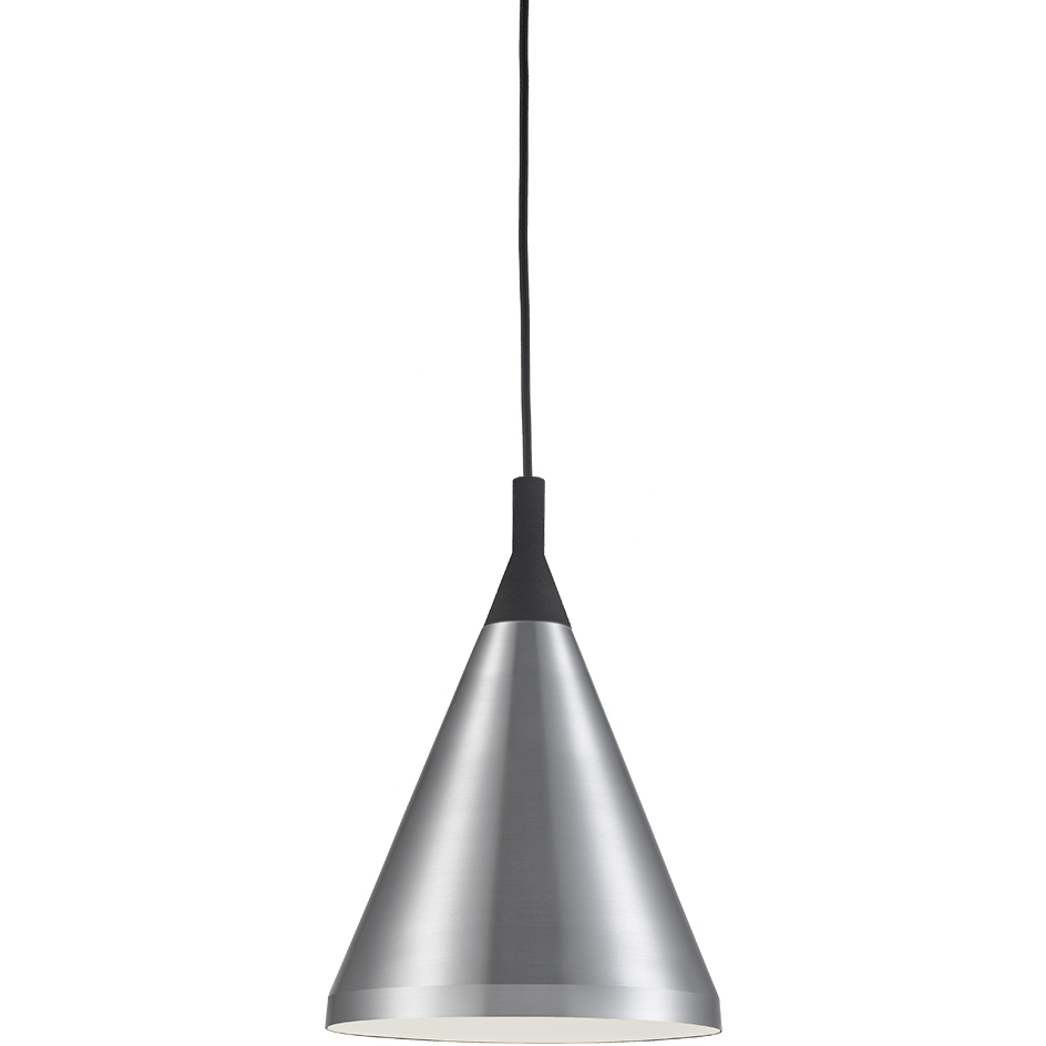 Dorothy 1 Light 10 inch Brushed Nickel with Black Detail Pendant Ceiling Light
