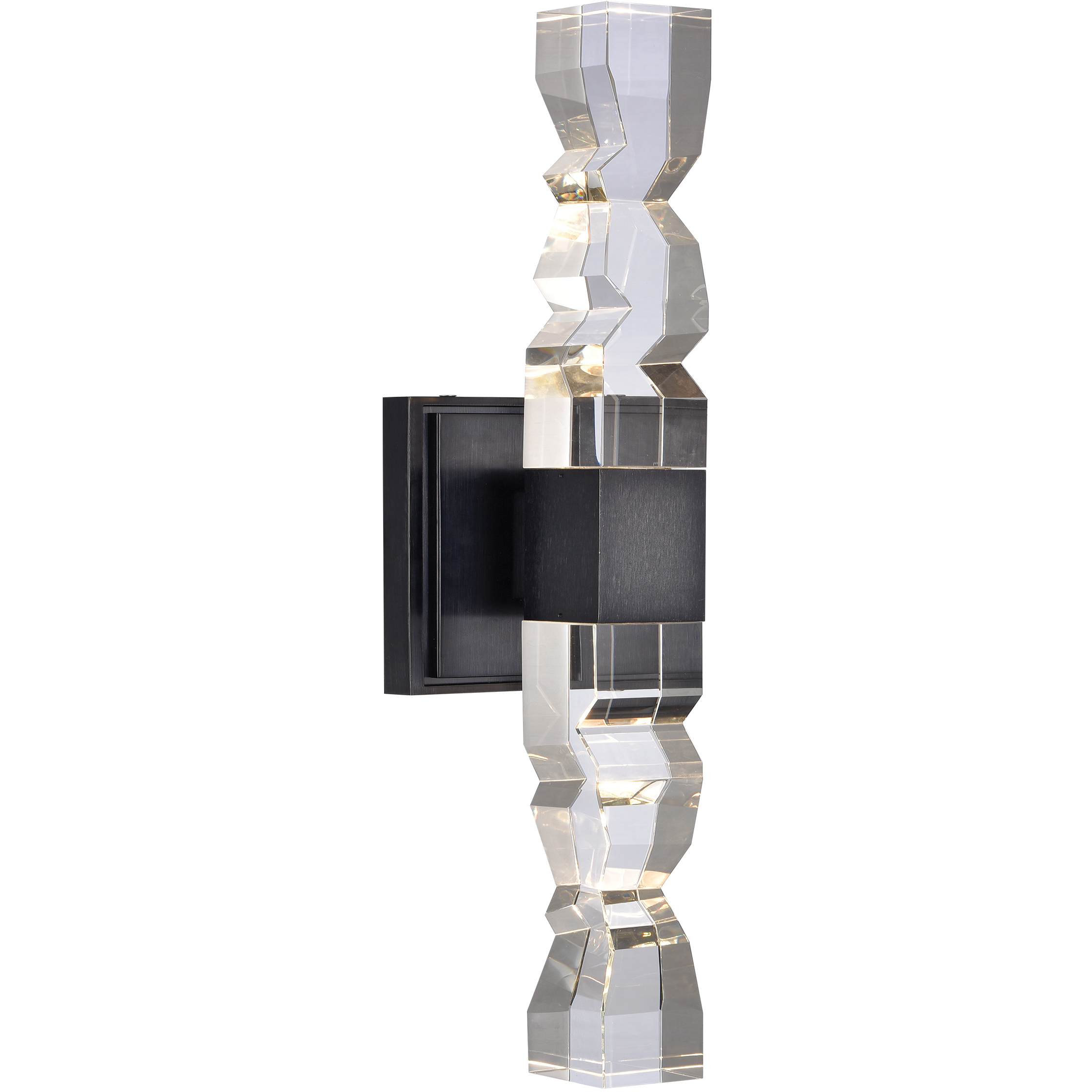 Mamadim 2 Light 4.5 inch Satin Brushed Black Wall Sconce Wall Light