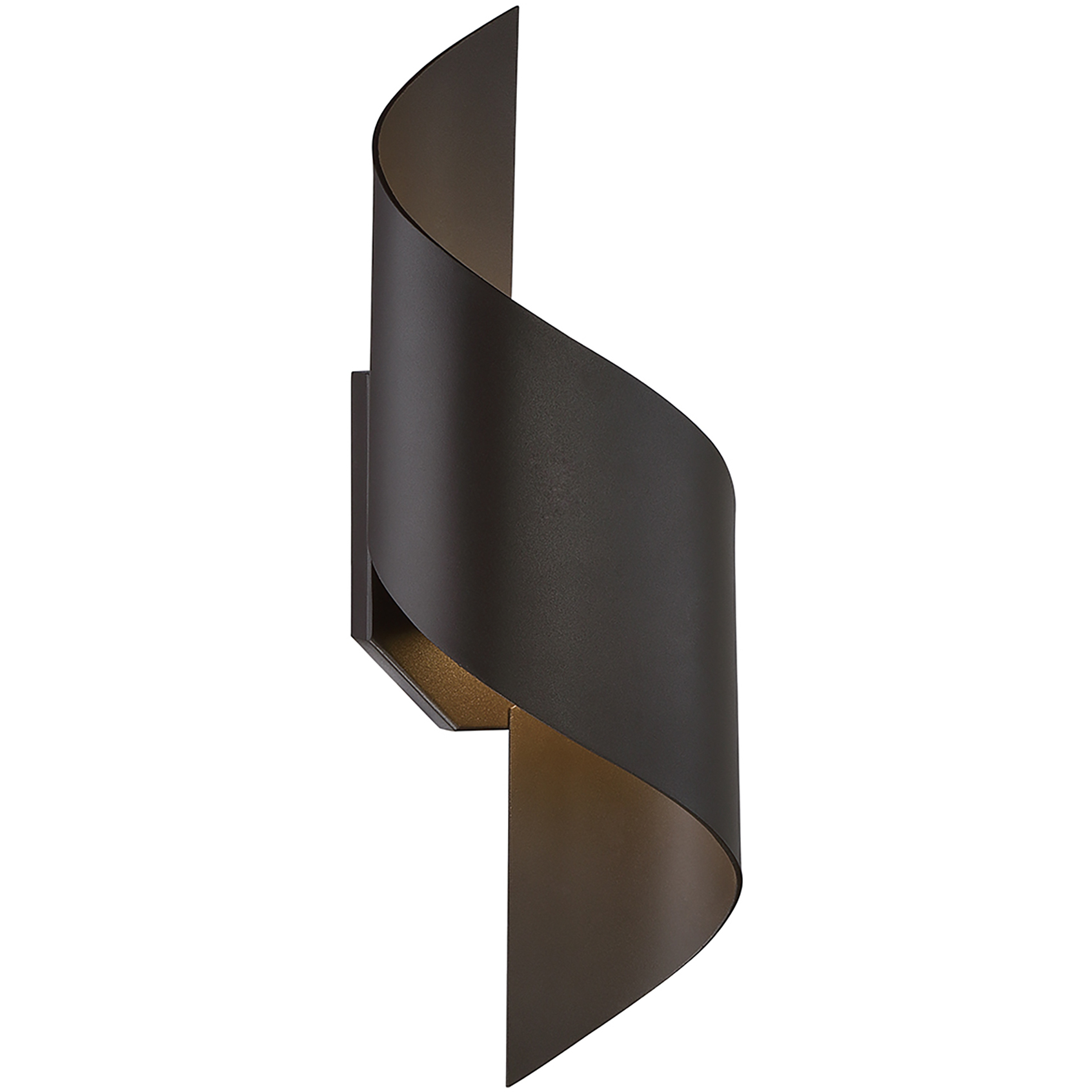 Helix LED 24.1 inch Bronze Outdoor Wall Light in 24in.