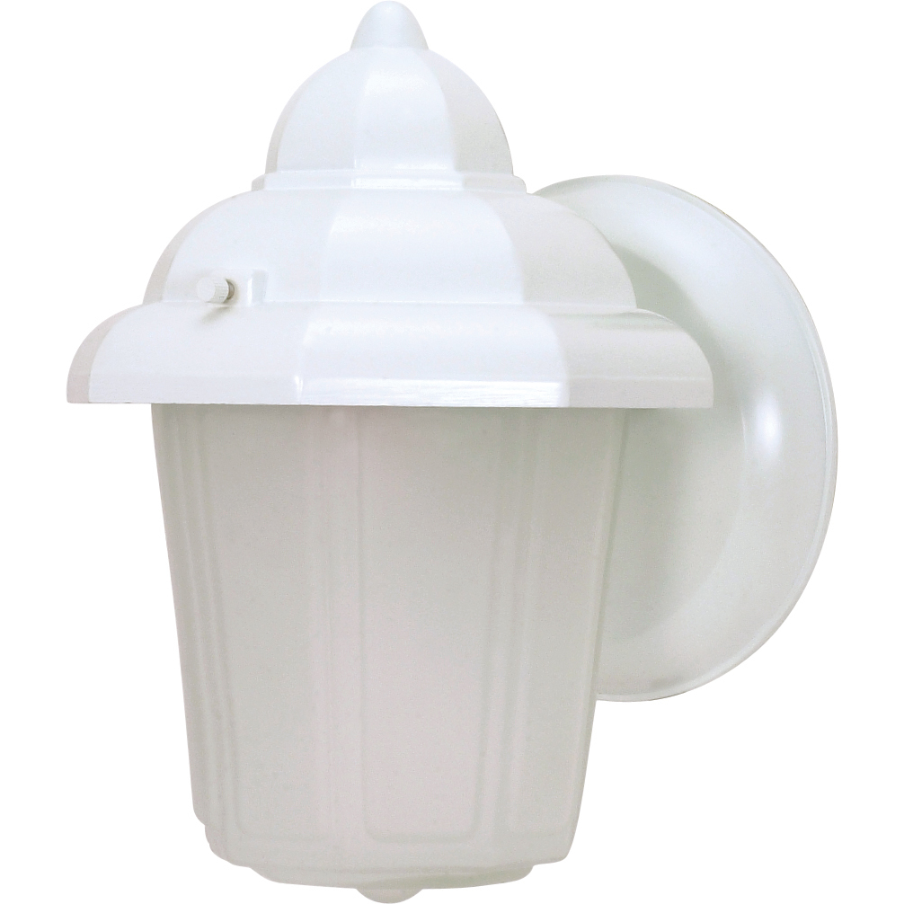 Brentwood 1 Light 9 inch White Outdoor Wall Lantern