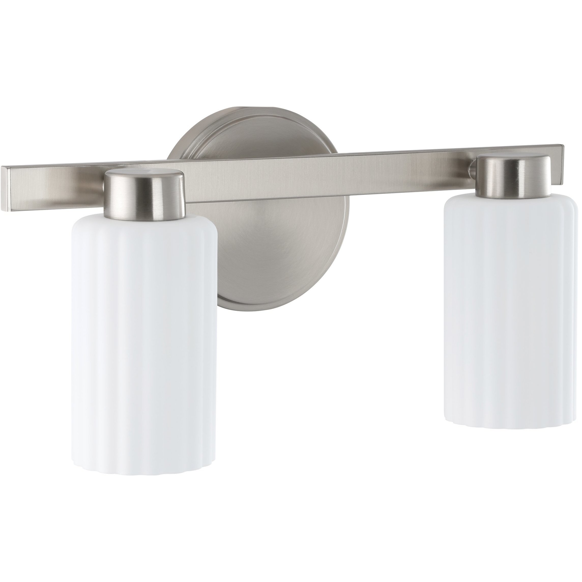 Bedminster 2 Light 14.5 inch Brushed Nickel Vanity Light Wall Light
