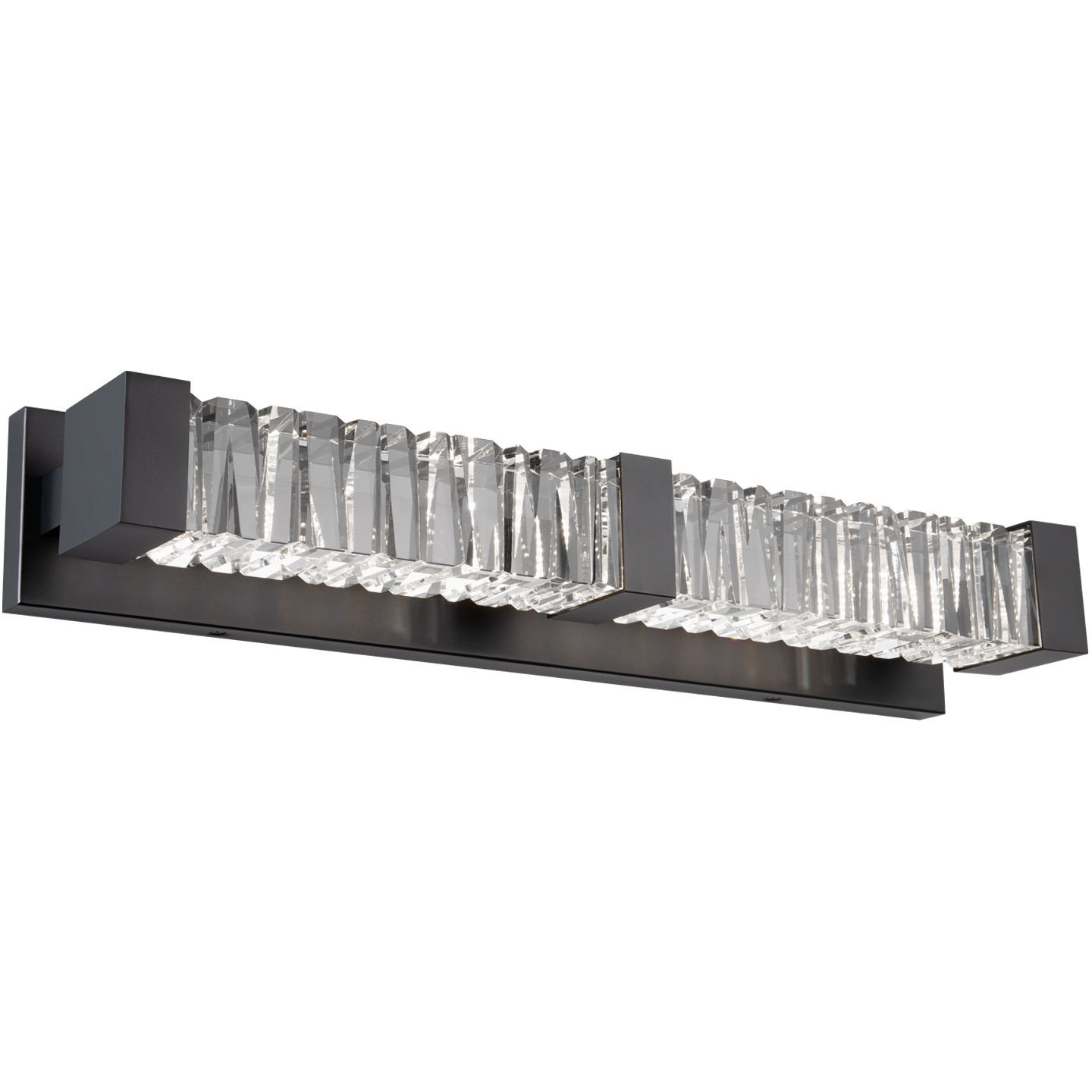 Beyond Guild LED 26 inch Black Bath Vanity & Wall Light, Beyond