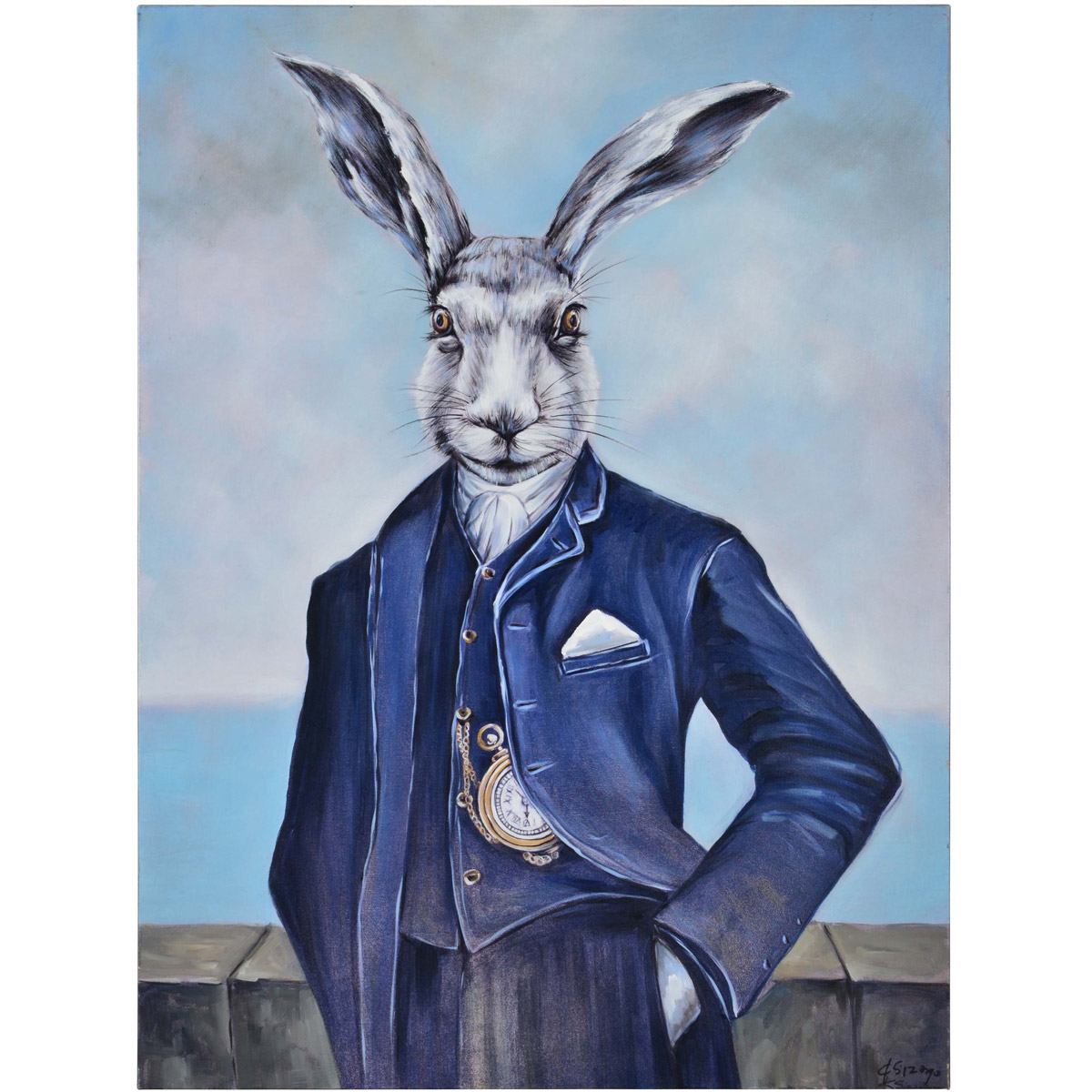 Stephens 48 X 36 inch Painting, Large