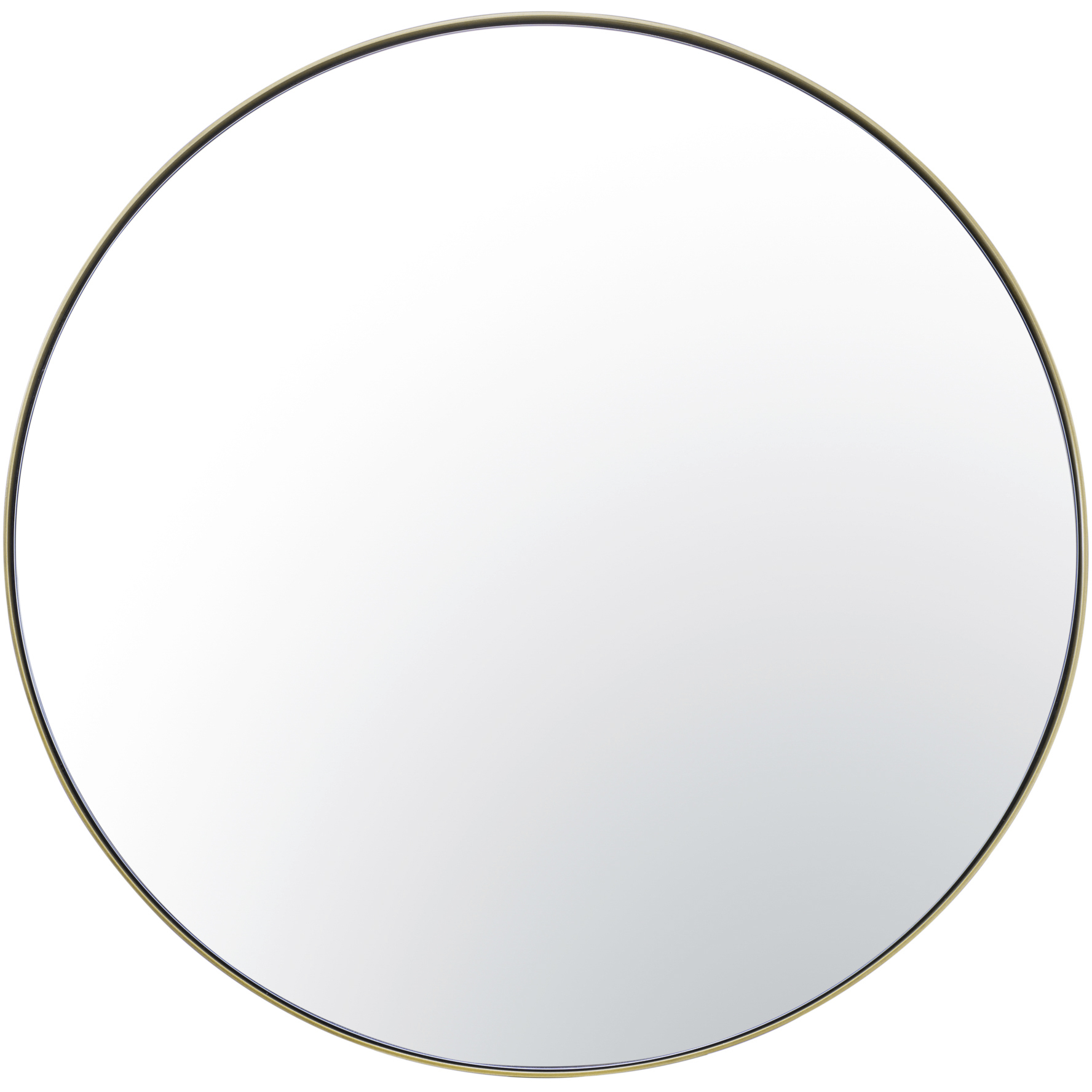 Tablet 30 X 30 inch Gold Wall Mirror