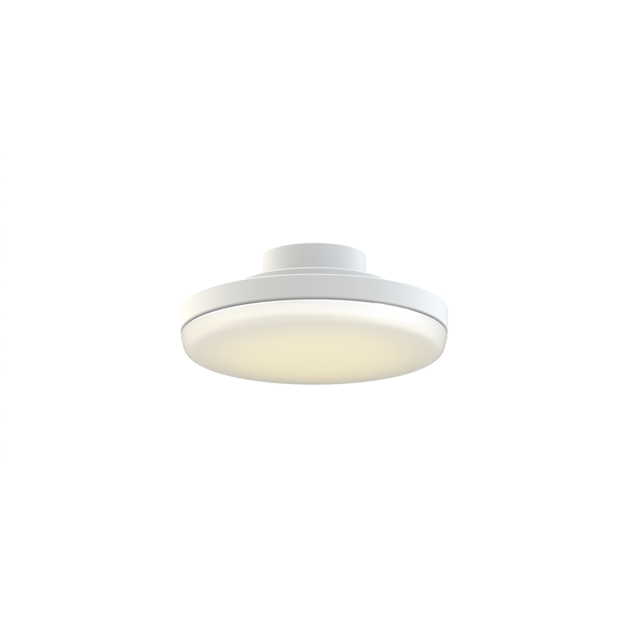 TriAire Custom 1 Light Matte White Fan Light
