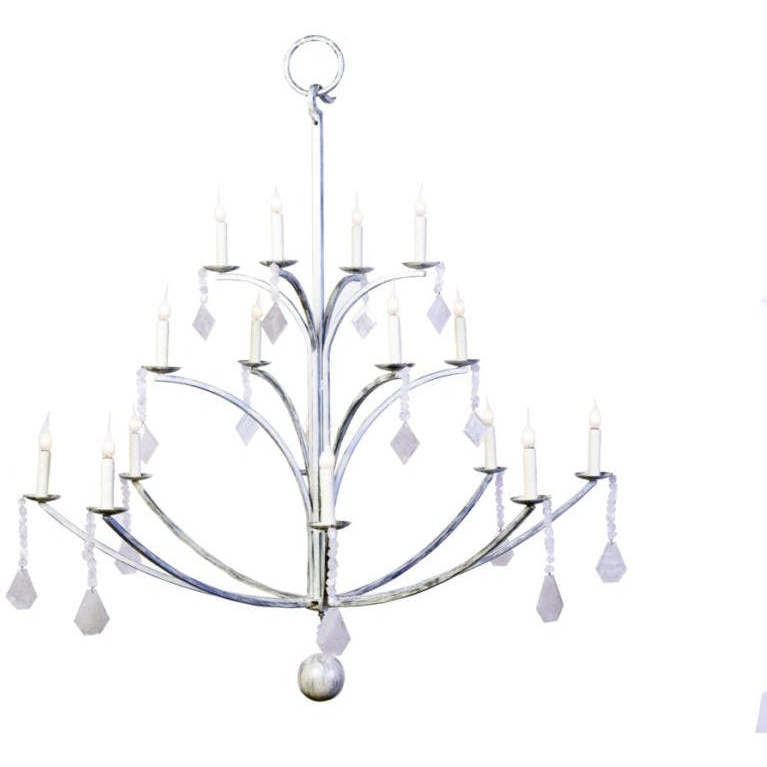 Palm Beach 16 Light Pearl Chandelier Ceiling Light