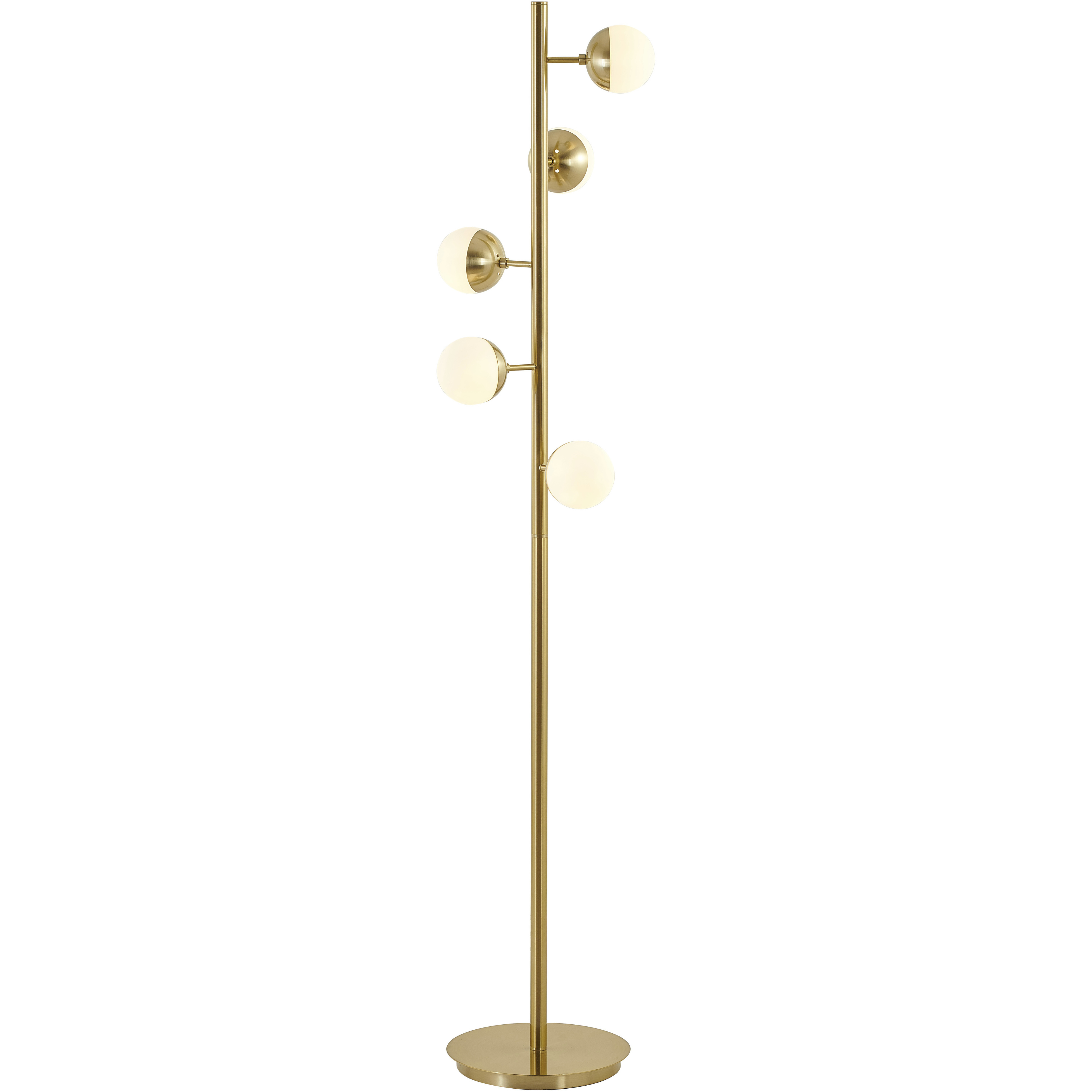 Canada 65 inch 40.00 watt Brass Floor Lamp Portable Light