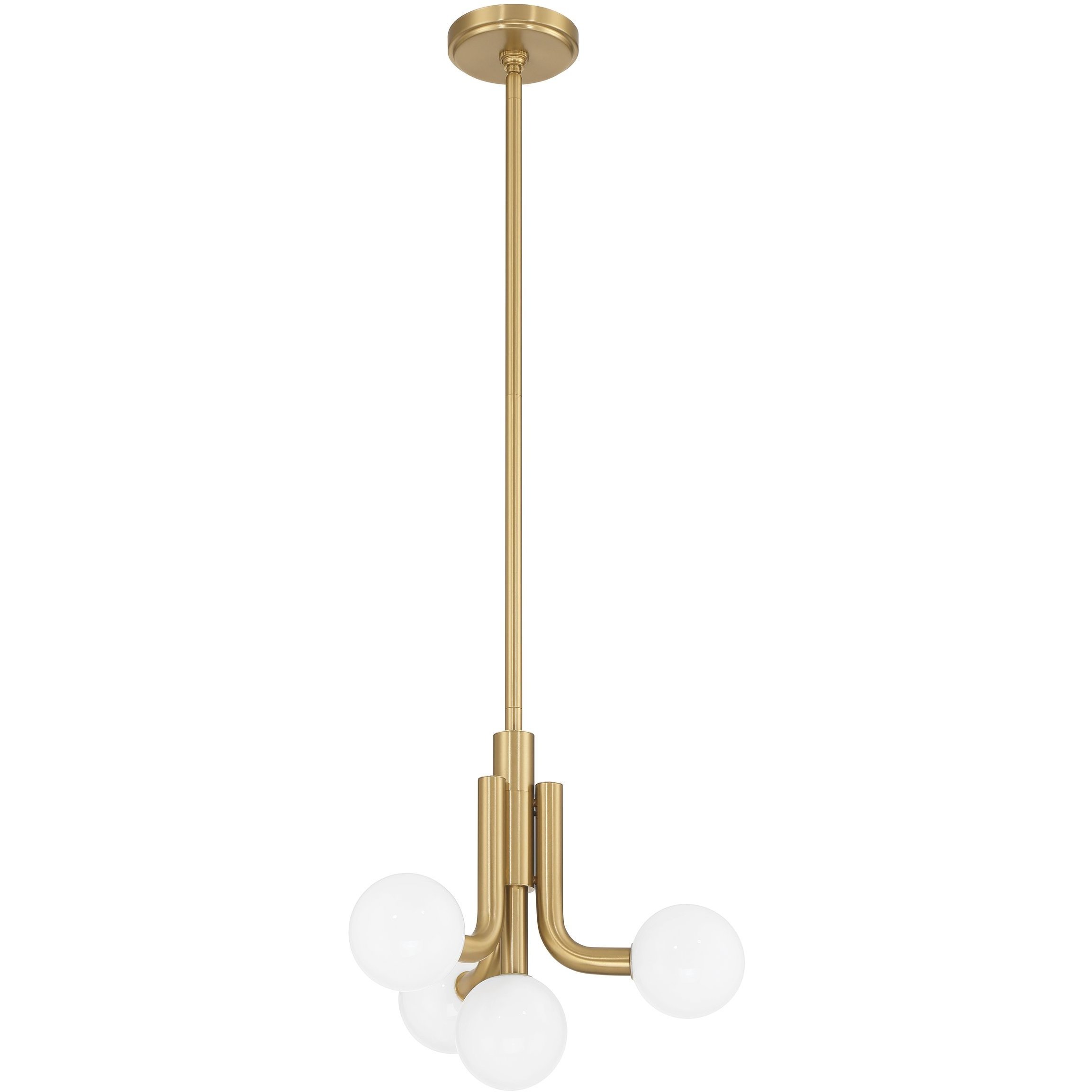 Stockholm LED 16 inch Champagne Gold Convertible Pendant Ceiling Light
