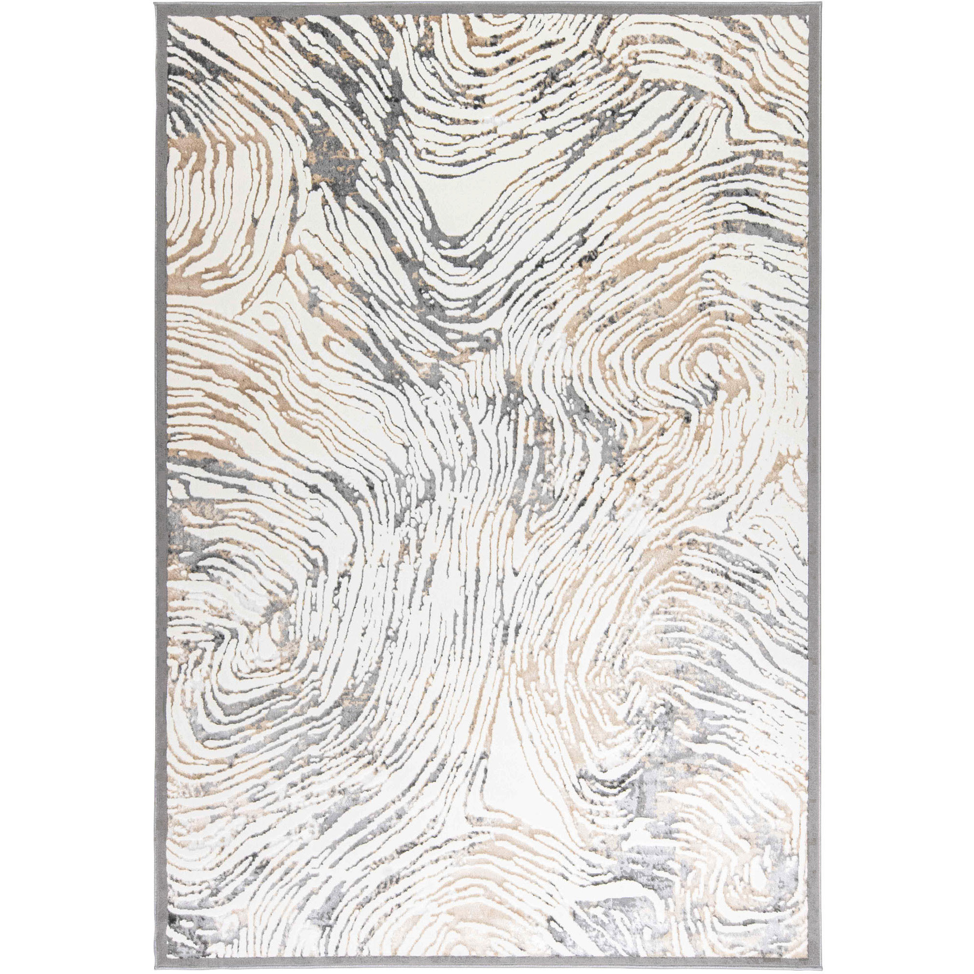 Fatima 114 X 79 inch Mineral Tones Rug in 6 x 9