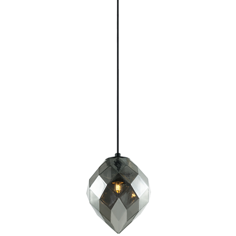 Gemma 1 Light 5.5 inch Smoke Pendant Ceiling Light