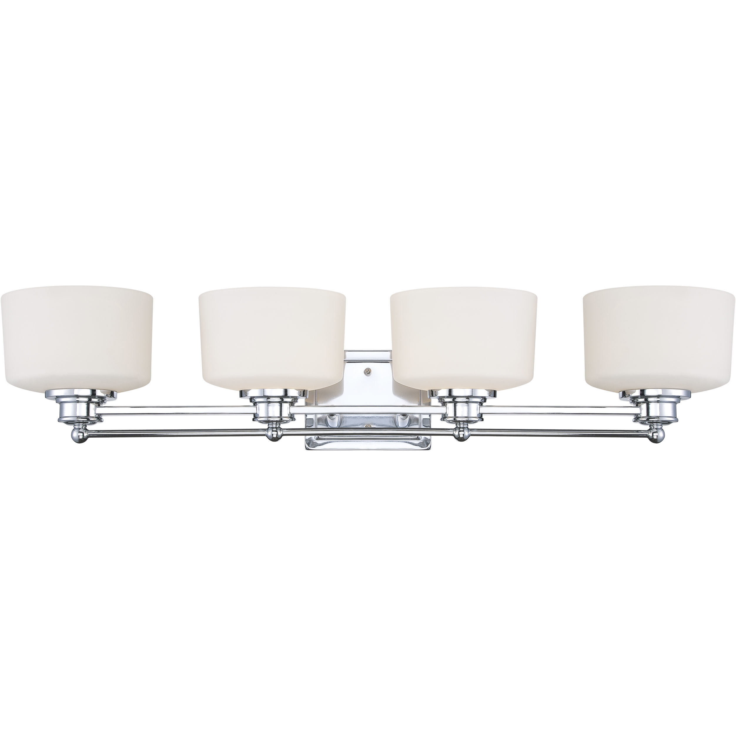 Soho 4 Light 34 inch Polished Chrome Vanity Light Wall Light