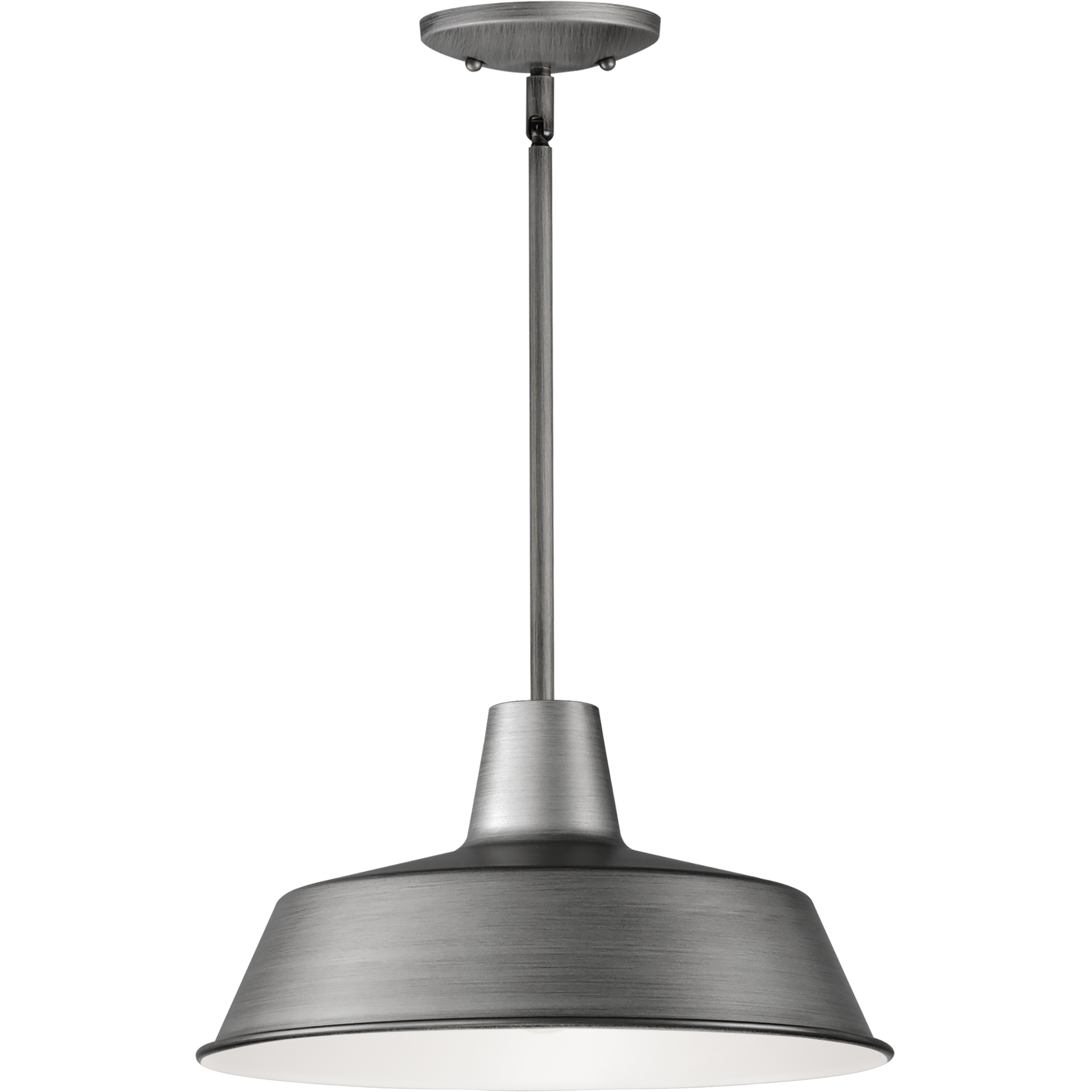Pier M 1 Light 14 inch Weathered Zinc Outdoor Pendant, X-Large
