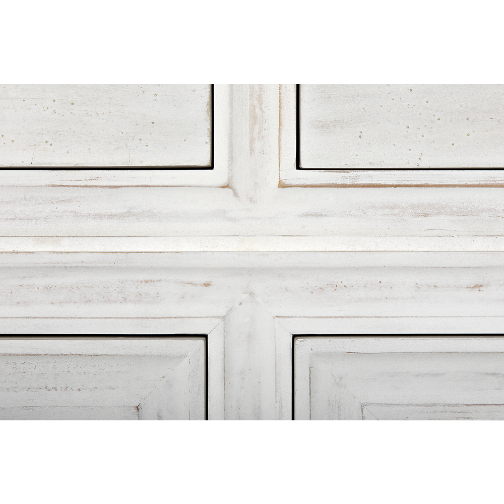 Luna 58 X 25 inch White Wash Mirror