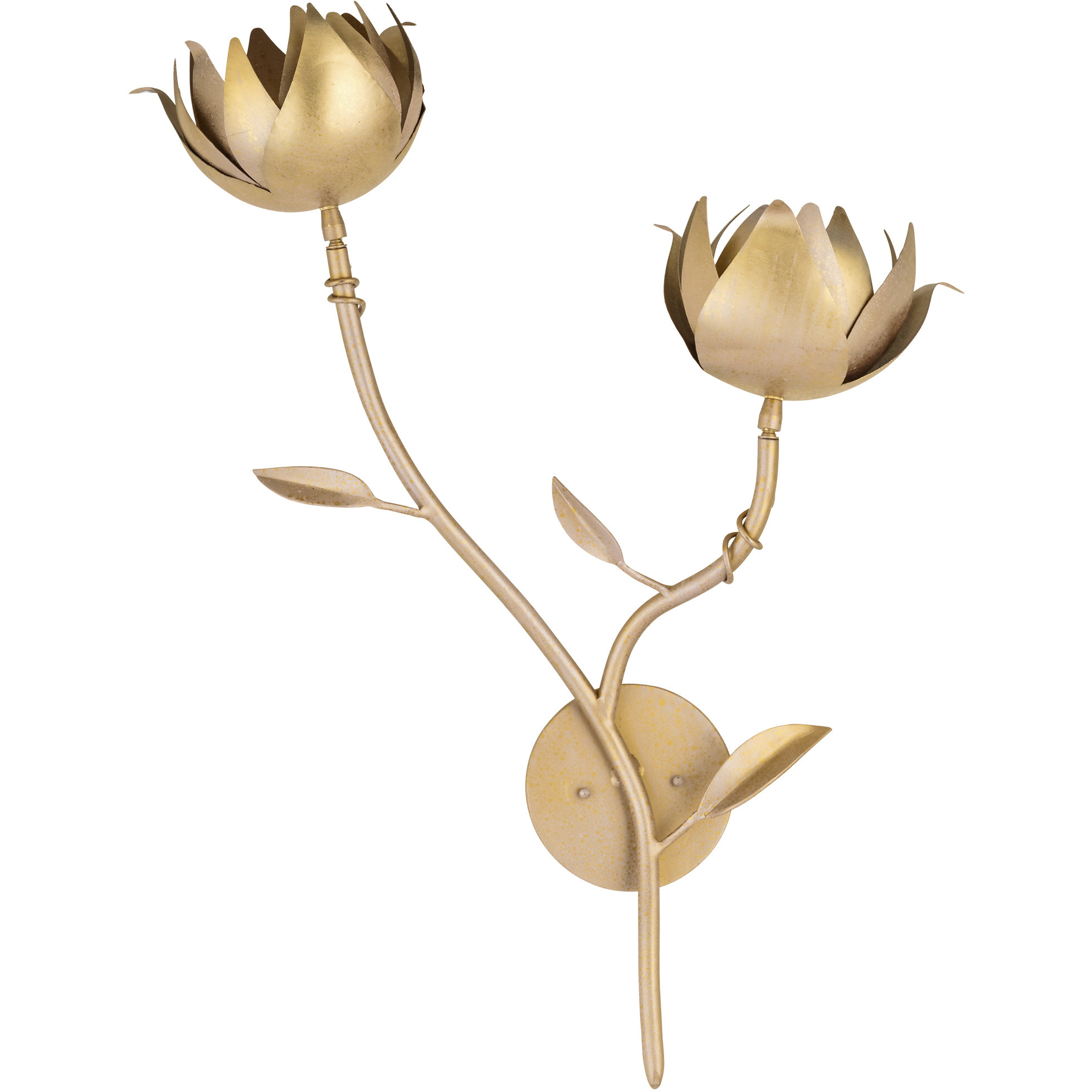 Lowcountry 2 Light Rose Gold Wall Sconce Wall Light
