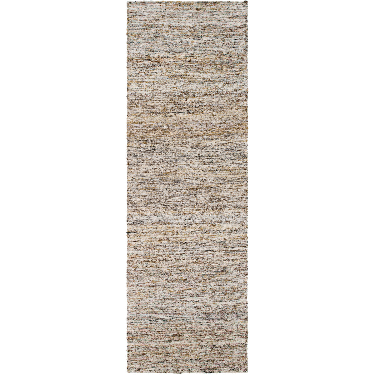 Kota 36 X 24 inch Light Gray, Dark Brown Rug