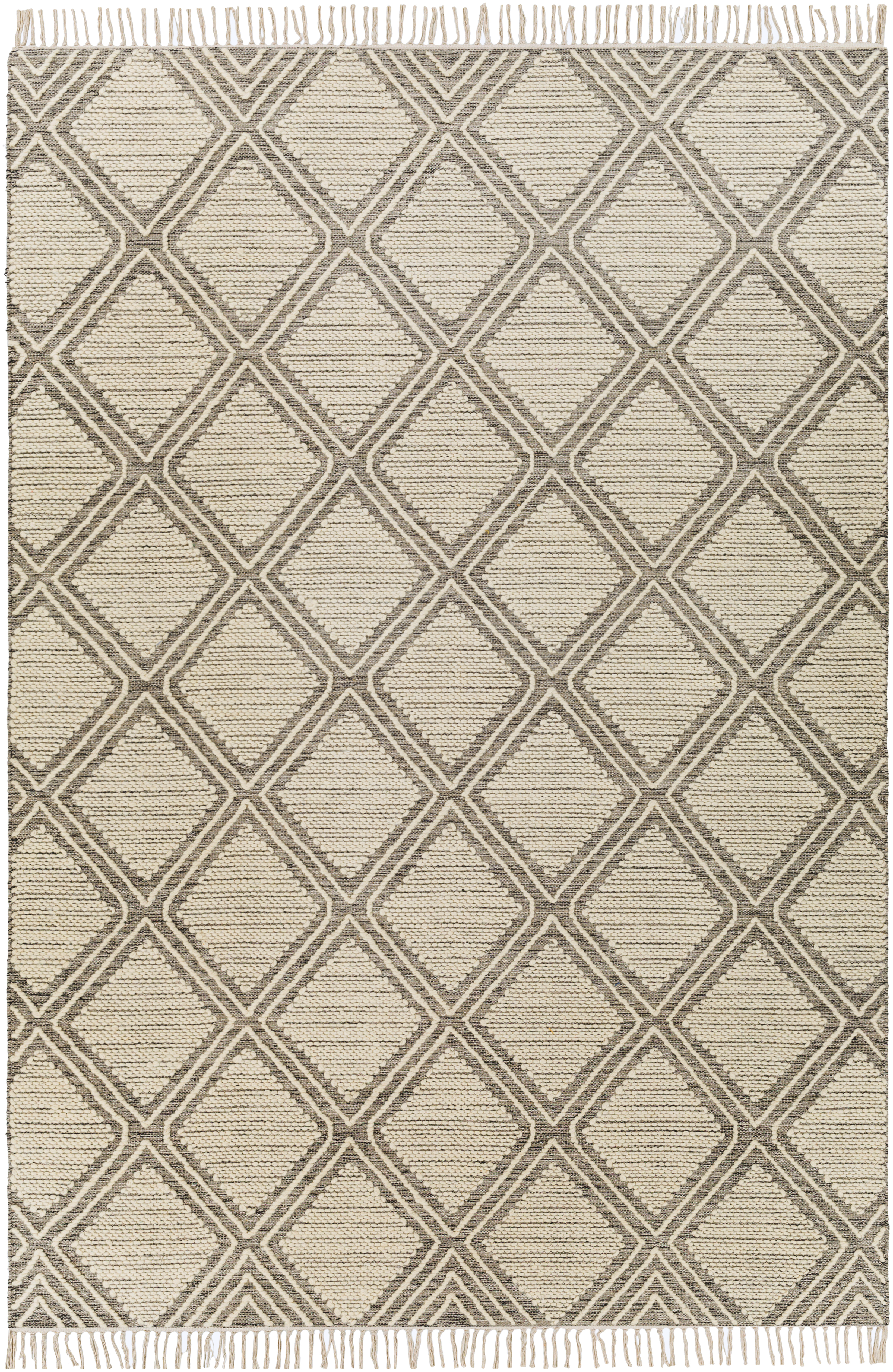 Bedouin 60 X 36 inch Medium Gray Rug in 3 x 5, Rectangle