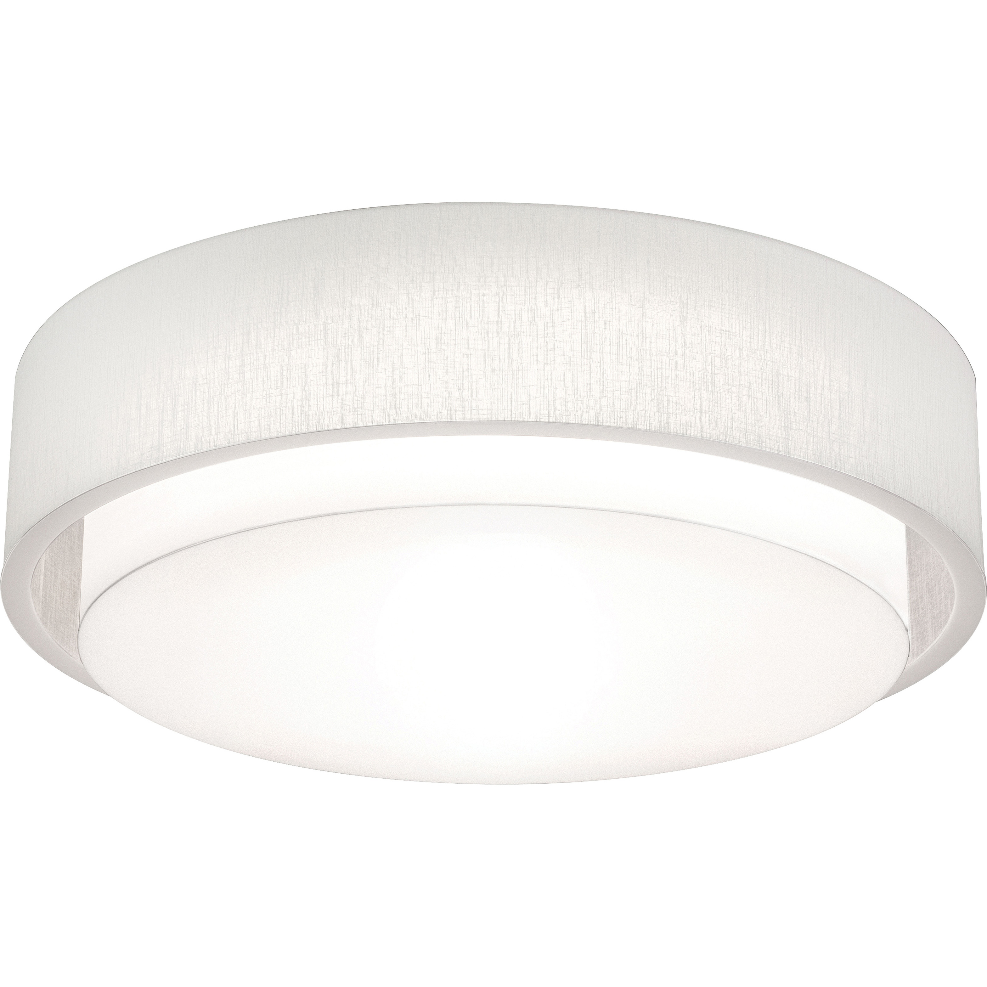 Sanibel 4 Light 32 inch Linen White Flush Mount Ceiling Light in Incandescent