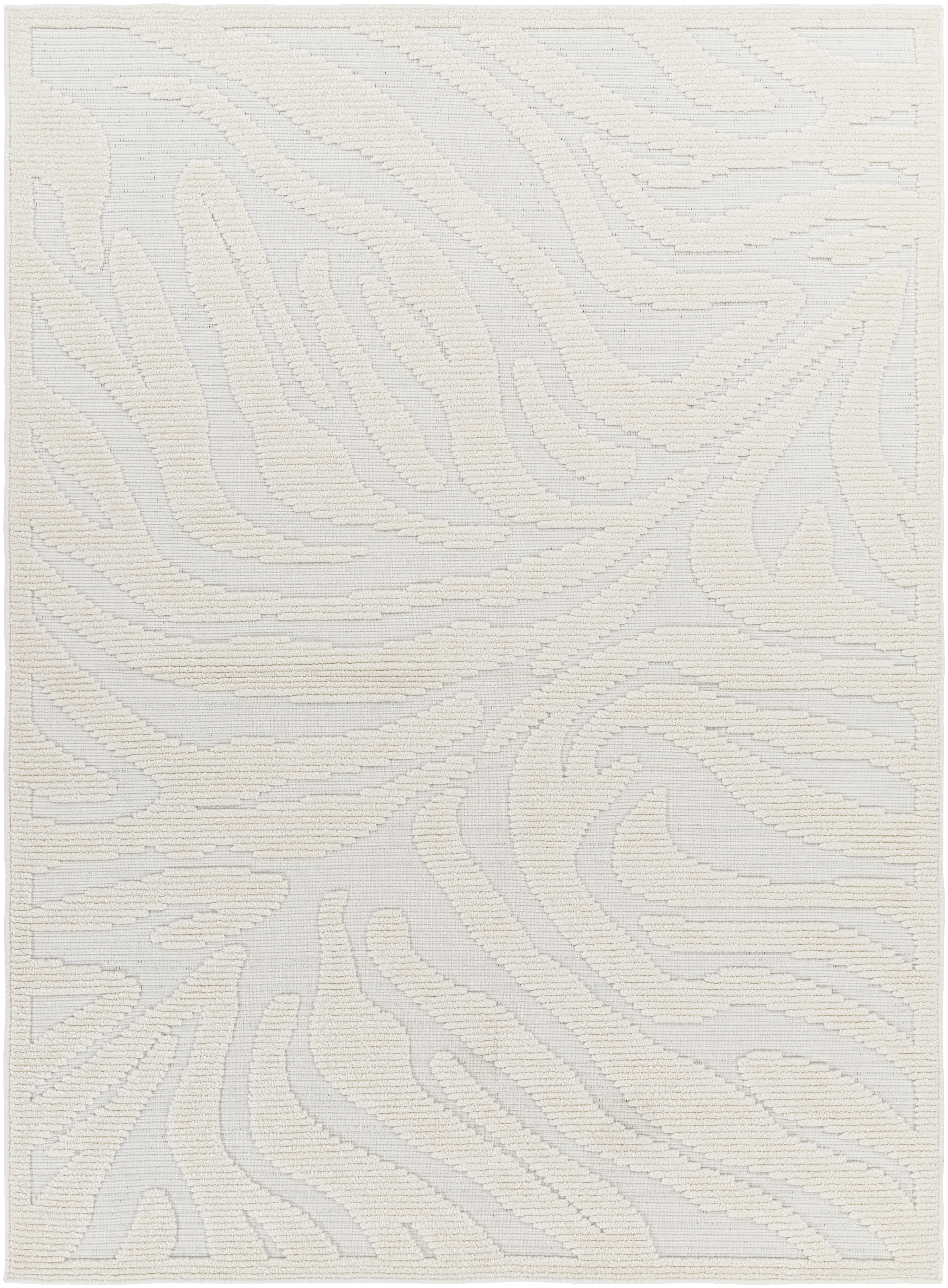 Lyna 121 X 94 inch Light Grey Rug, Rectangle