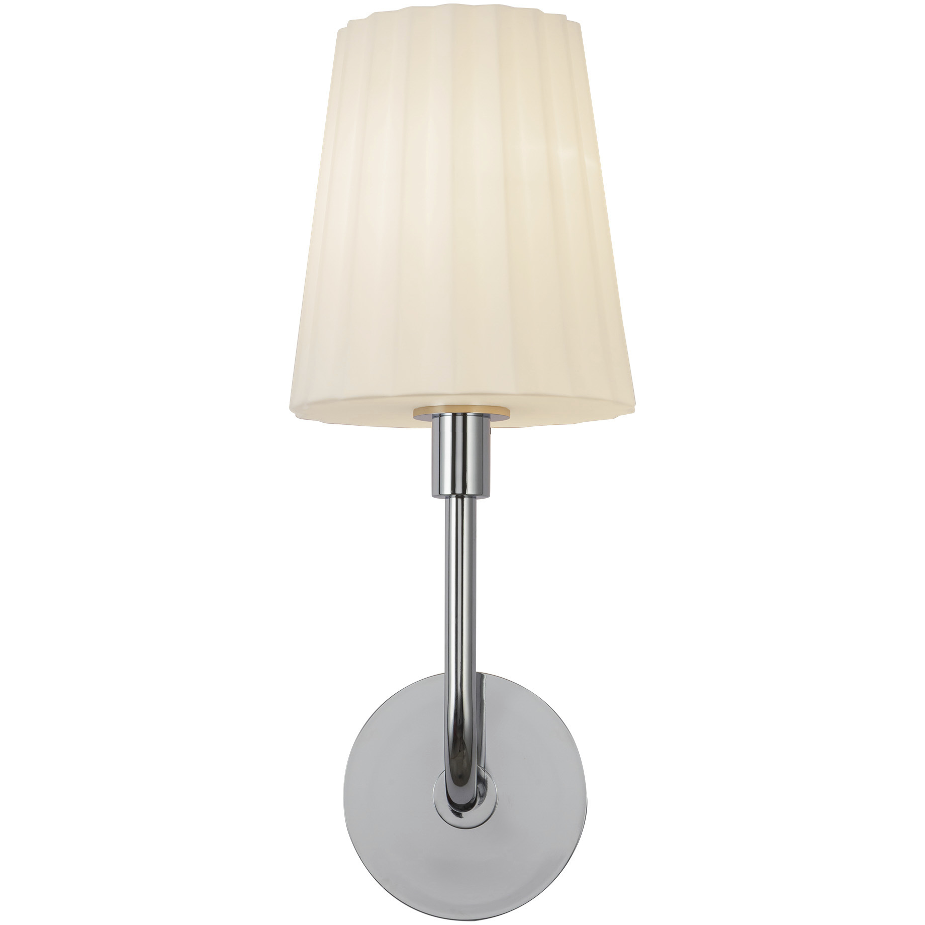 Alora Mood Plisse 1 Light 8 inch Chrome Wall/Vanity Light Wall Light