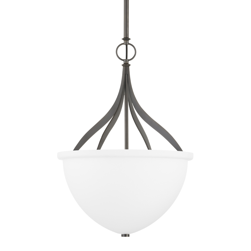 Browne 3 Light 16.5 inch Distressed Bronze Pendant Ceiling Light