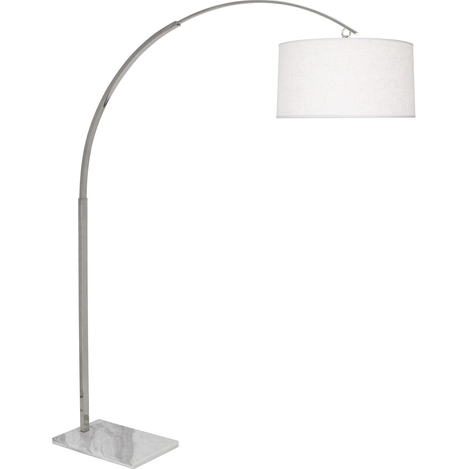 Archer 81 inch 150 watt Polished Nickel Floor Lamp Portable Light