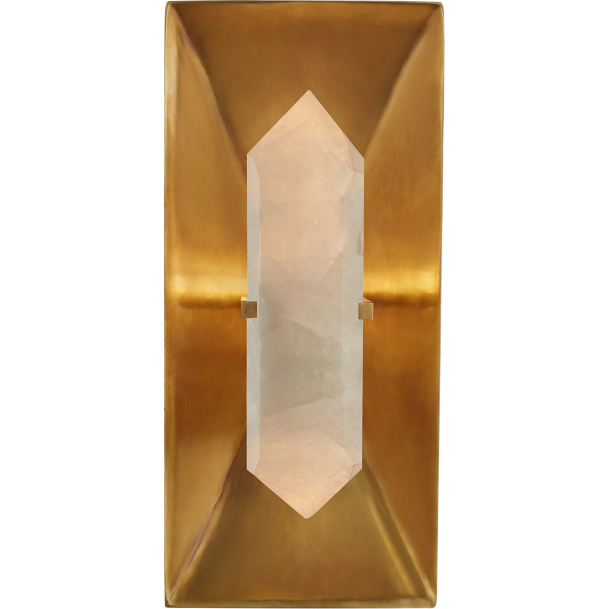 Kelly Wearstler Halcyon 1 Light 6.25 inch Antique-Burnished Brass Sconce Wall Light