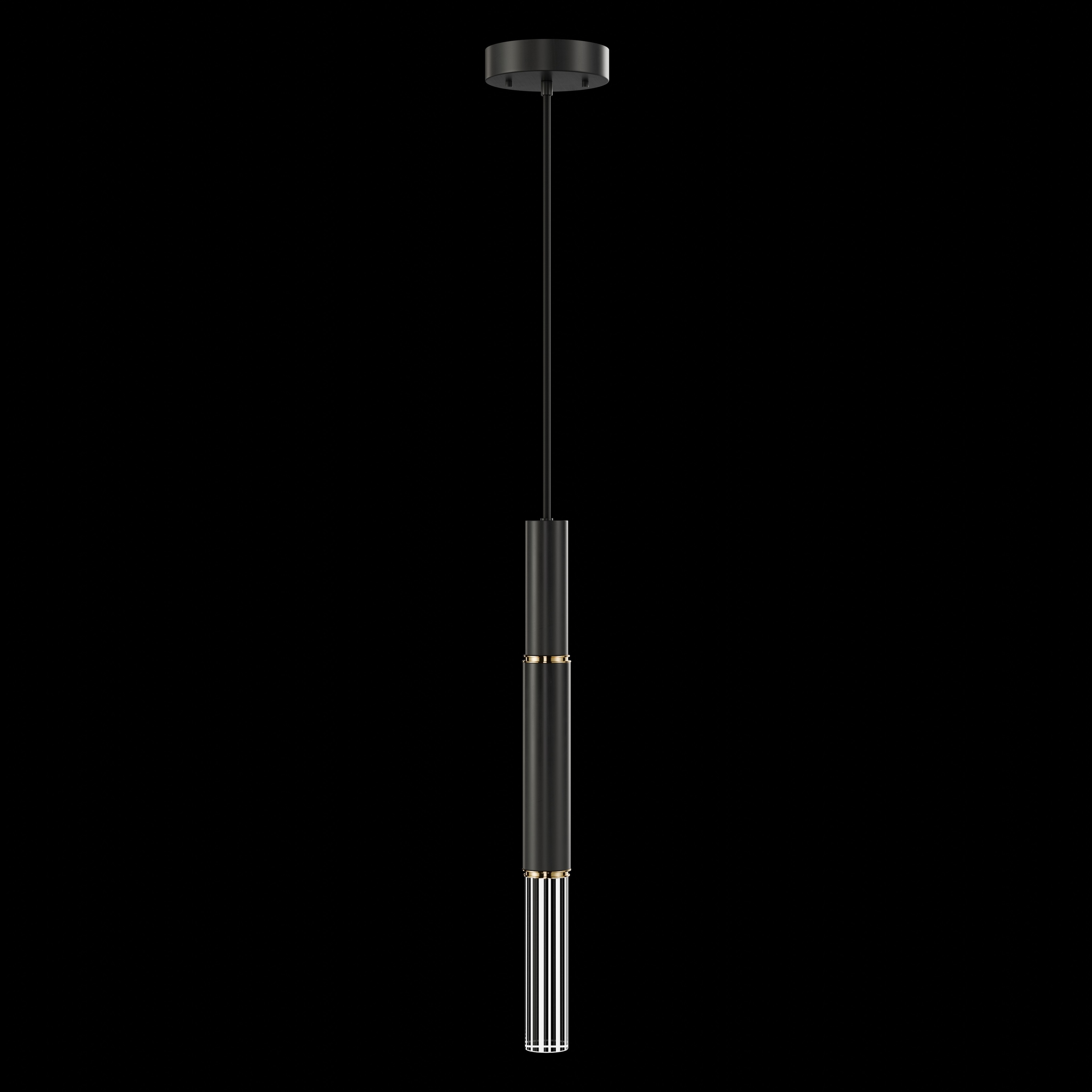 Antonia 1 Light 6.5 inch Black Pendant Ceiling Light