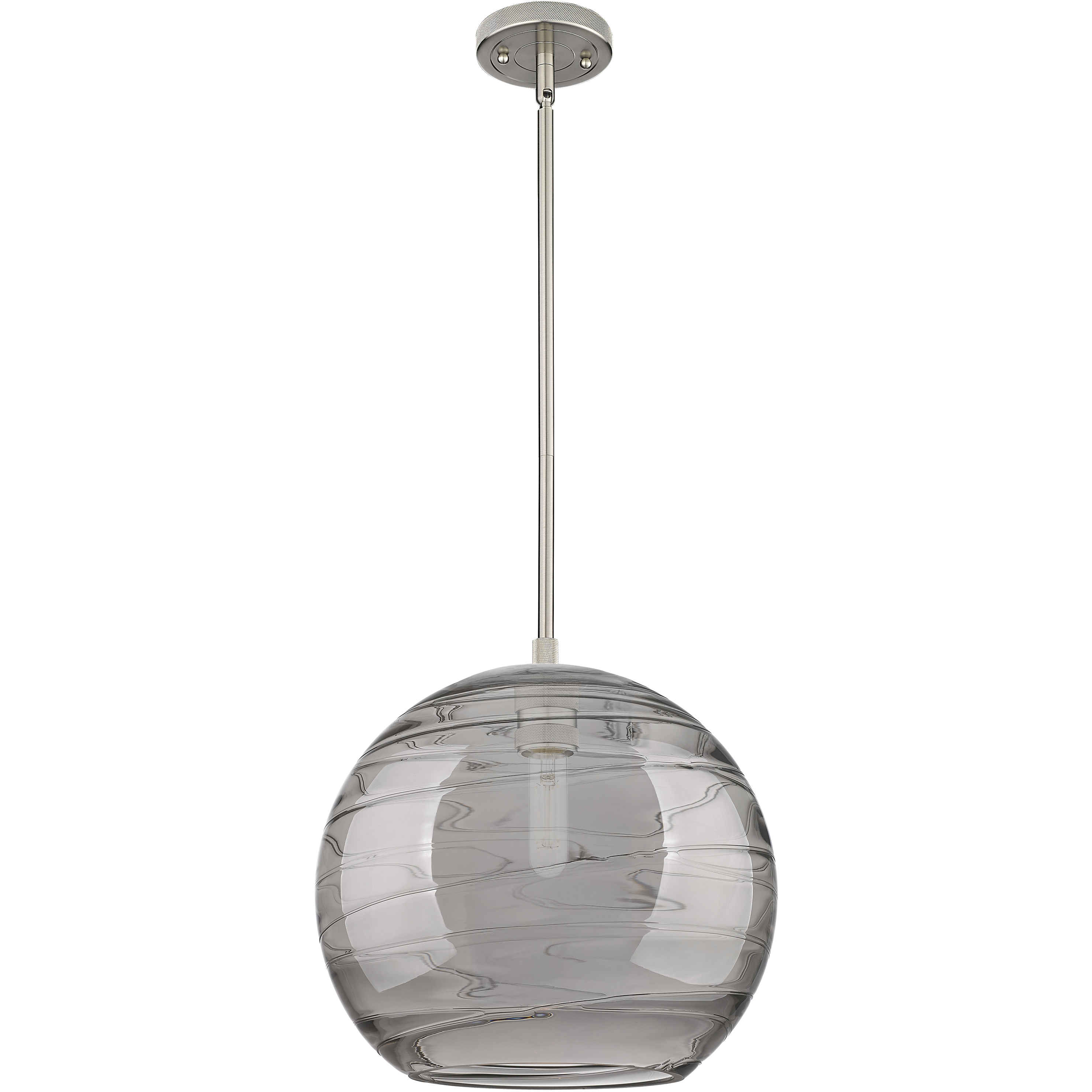 Crown Point 1 Light 12 inch Satin Nickel Pendant Ceiling Light
