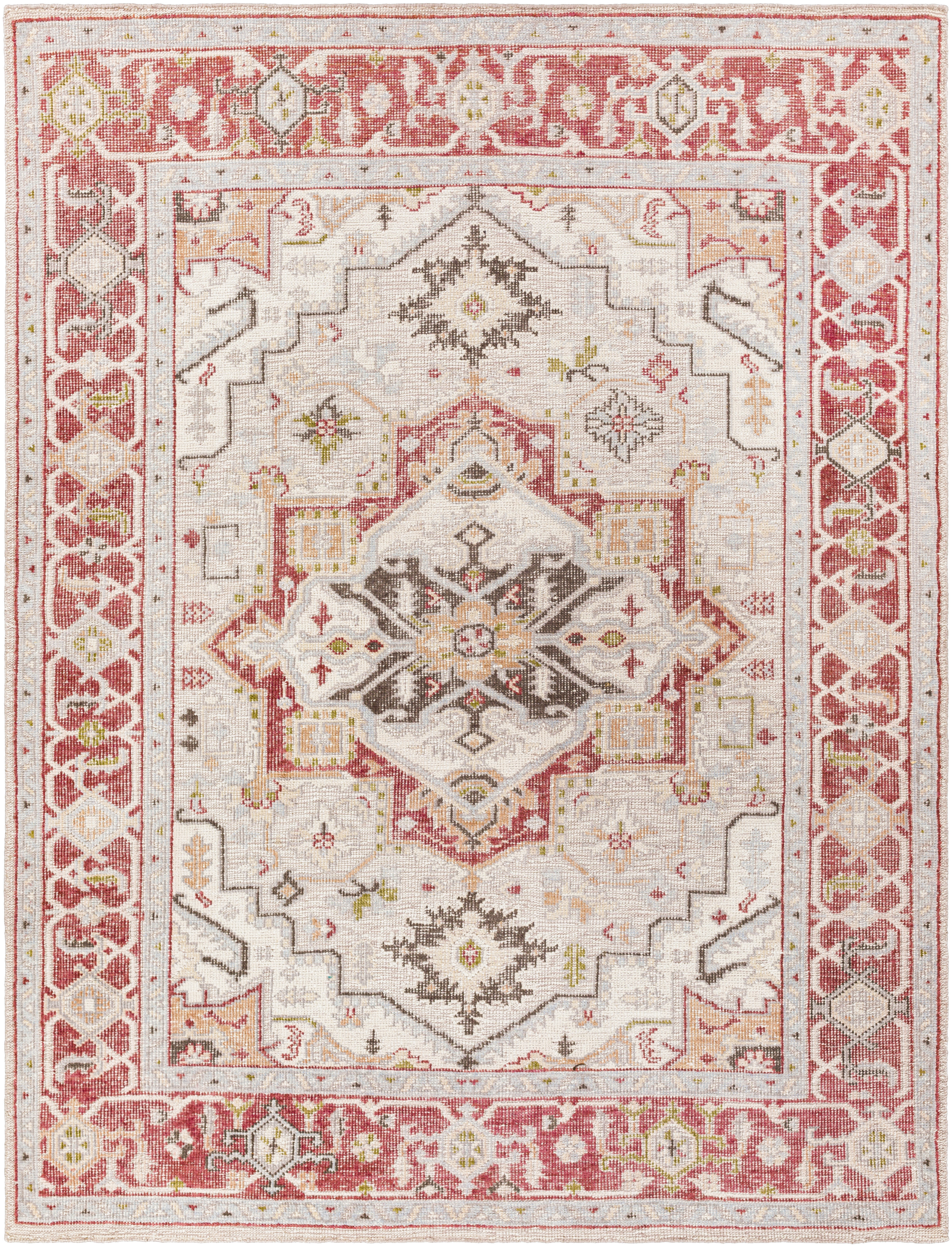 Revere 120 X 96 inch Brick Red Rug in 8 x 10, Rectangle