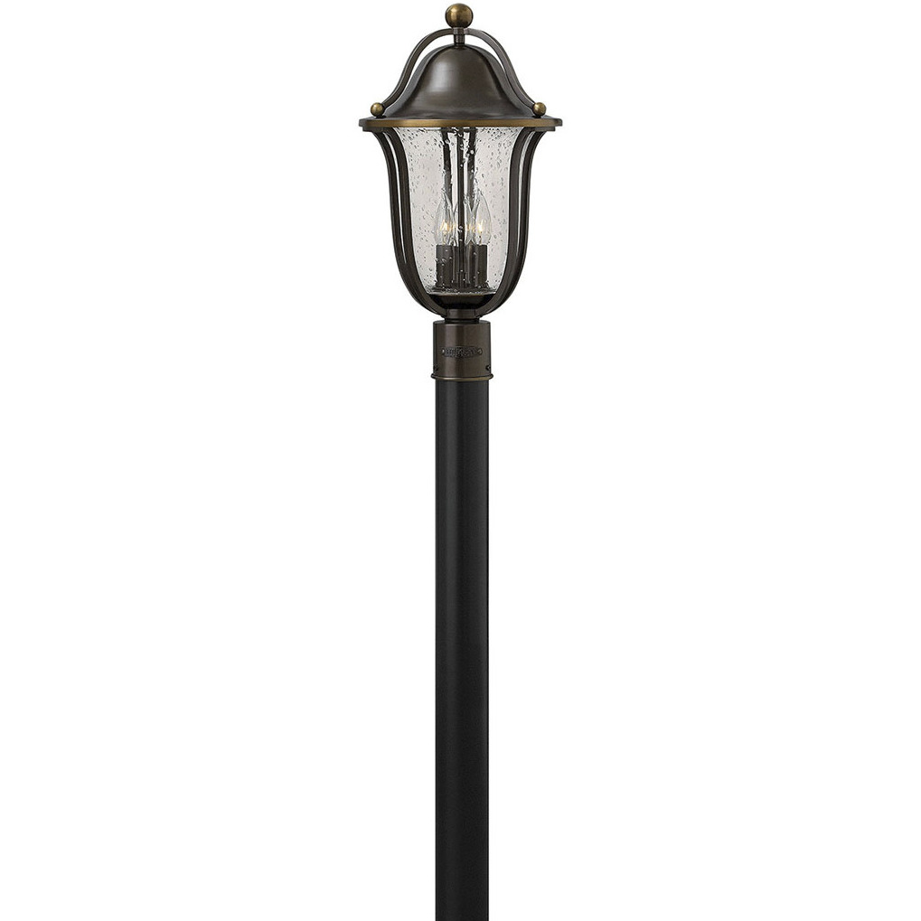 Bolla 3 Light 20.5 inch Olde Bronze Outdoor Post Mount Lantern