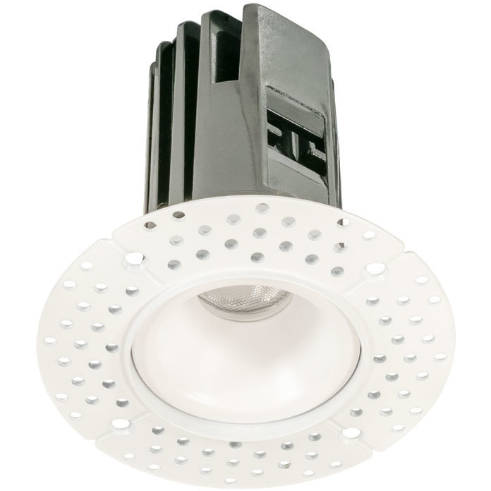 Micro White Downlight, Trimless Recessed