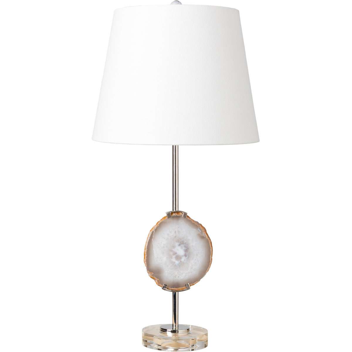 Stanton 27.25 inch 100 watt White Table Lamp Portable Light