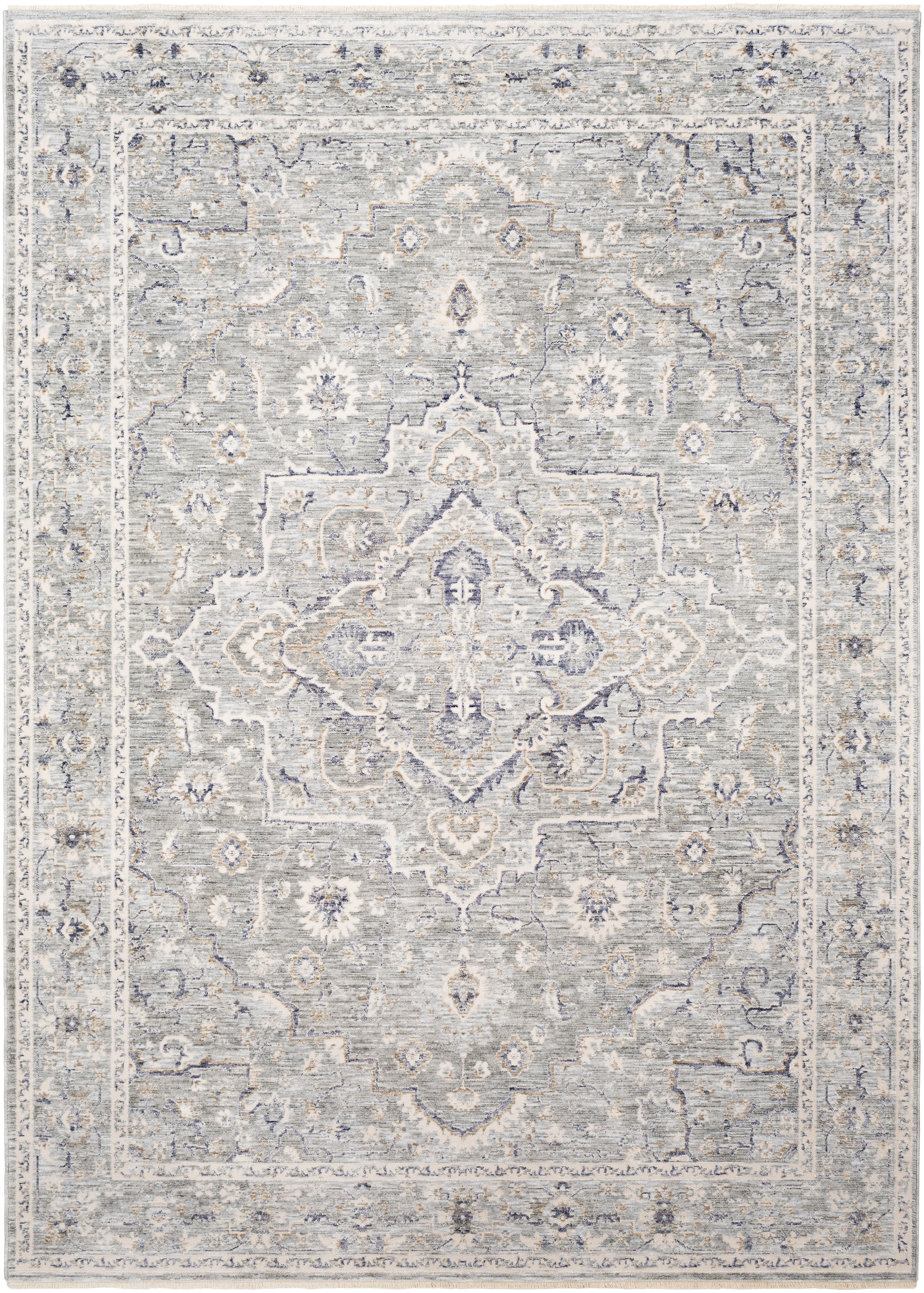 Palazzo 98 X 60 inch Taupe Rug in 5 x 8, Rectangle
