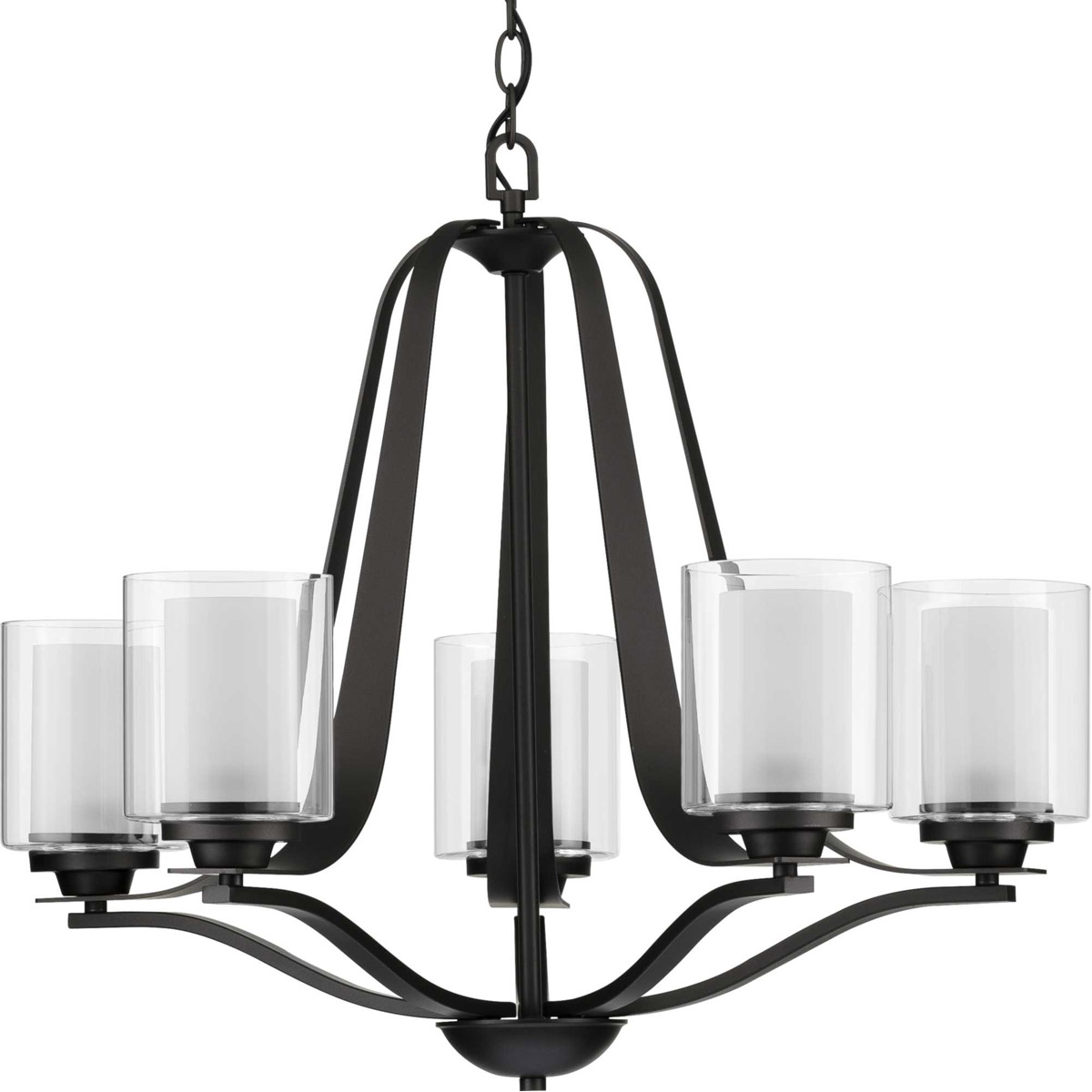 Kene 5 Light 27.25 inch Graphite Chandelier Ceiling Light