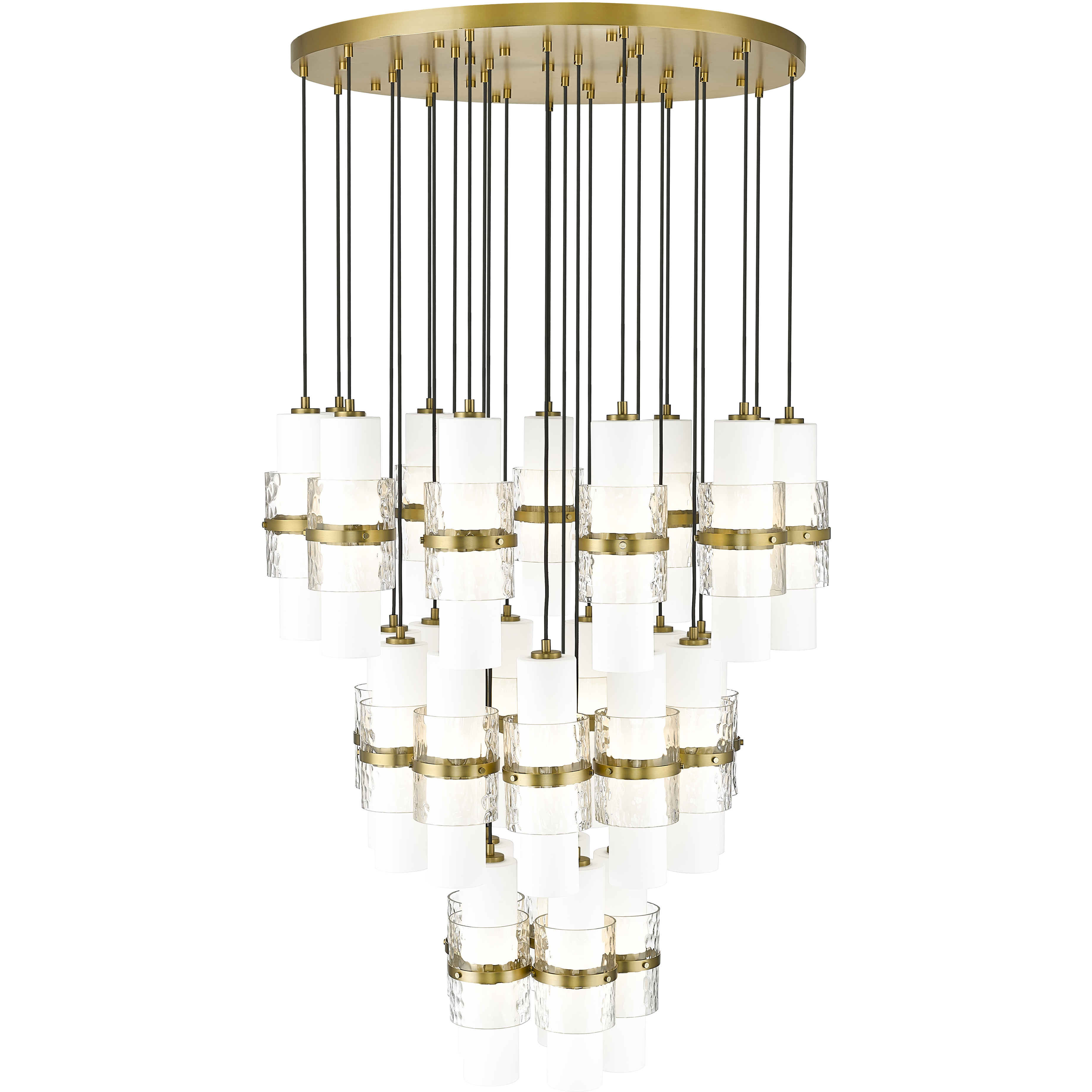 Cayden 27 Light 36 inch Modern Gold Chandelier Ceiling Light